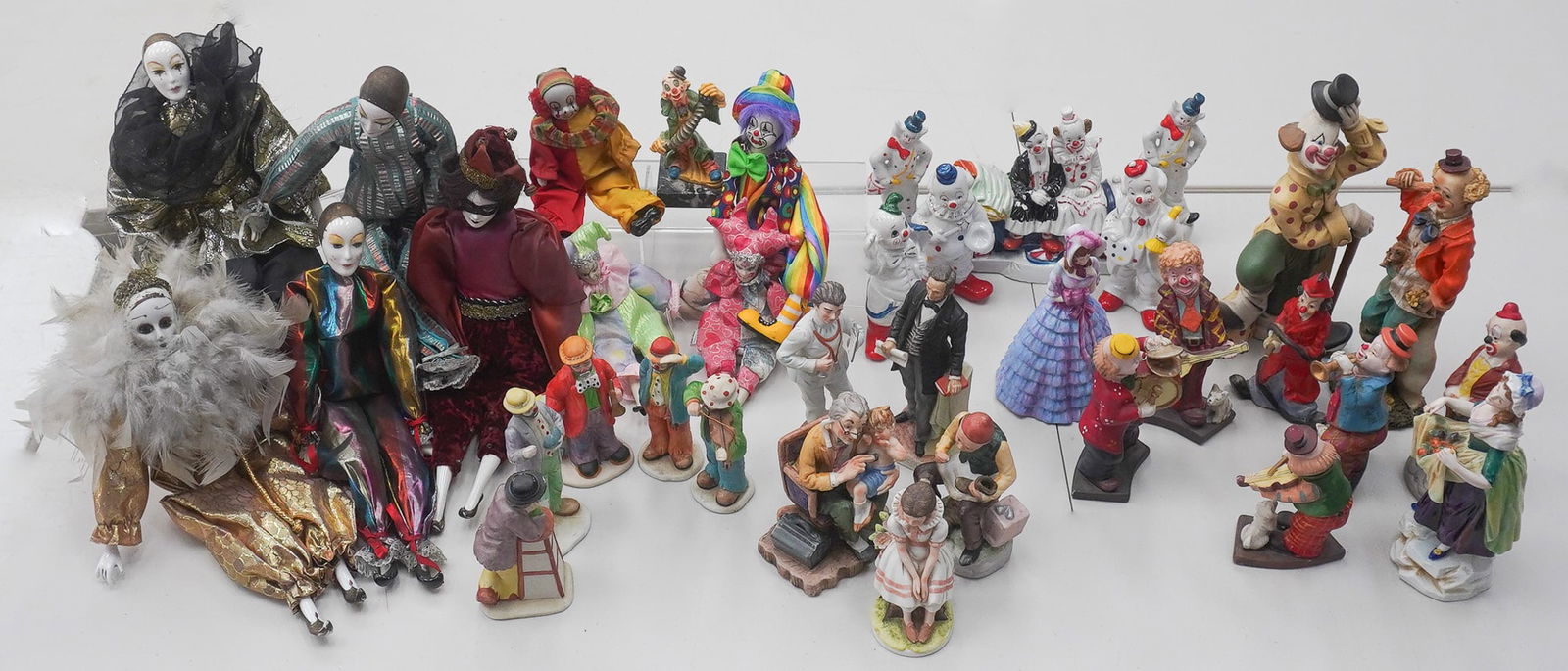 36pc Assorted Clown and Character Figurine Collection (1 of 5)