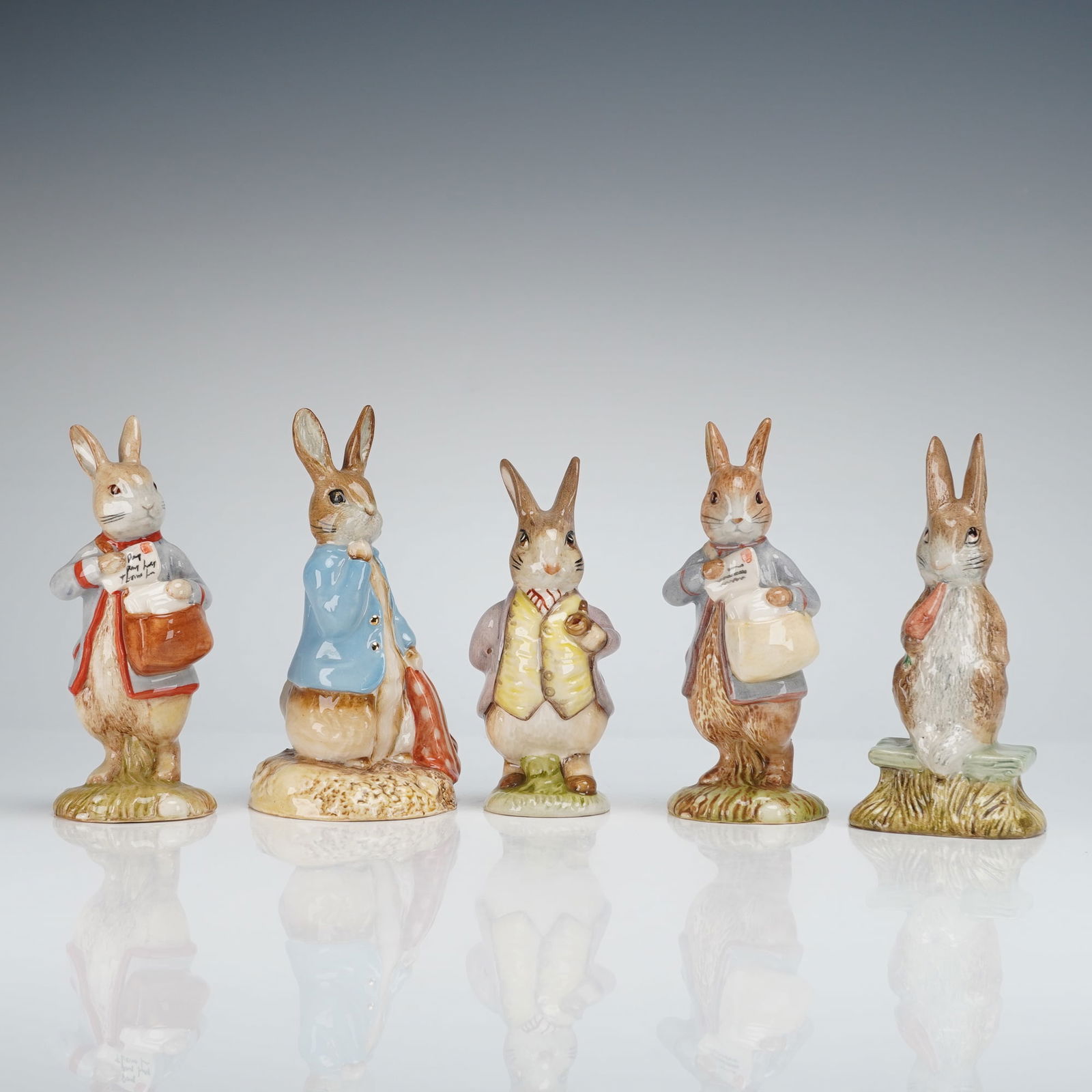 5pc Royal Albert and Beswick Beatrix Potter's Figurines (1 of 3)