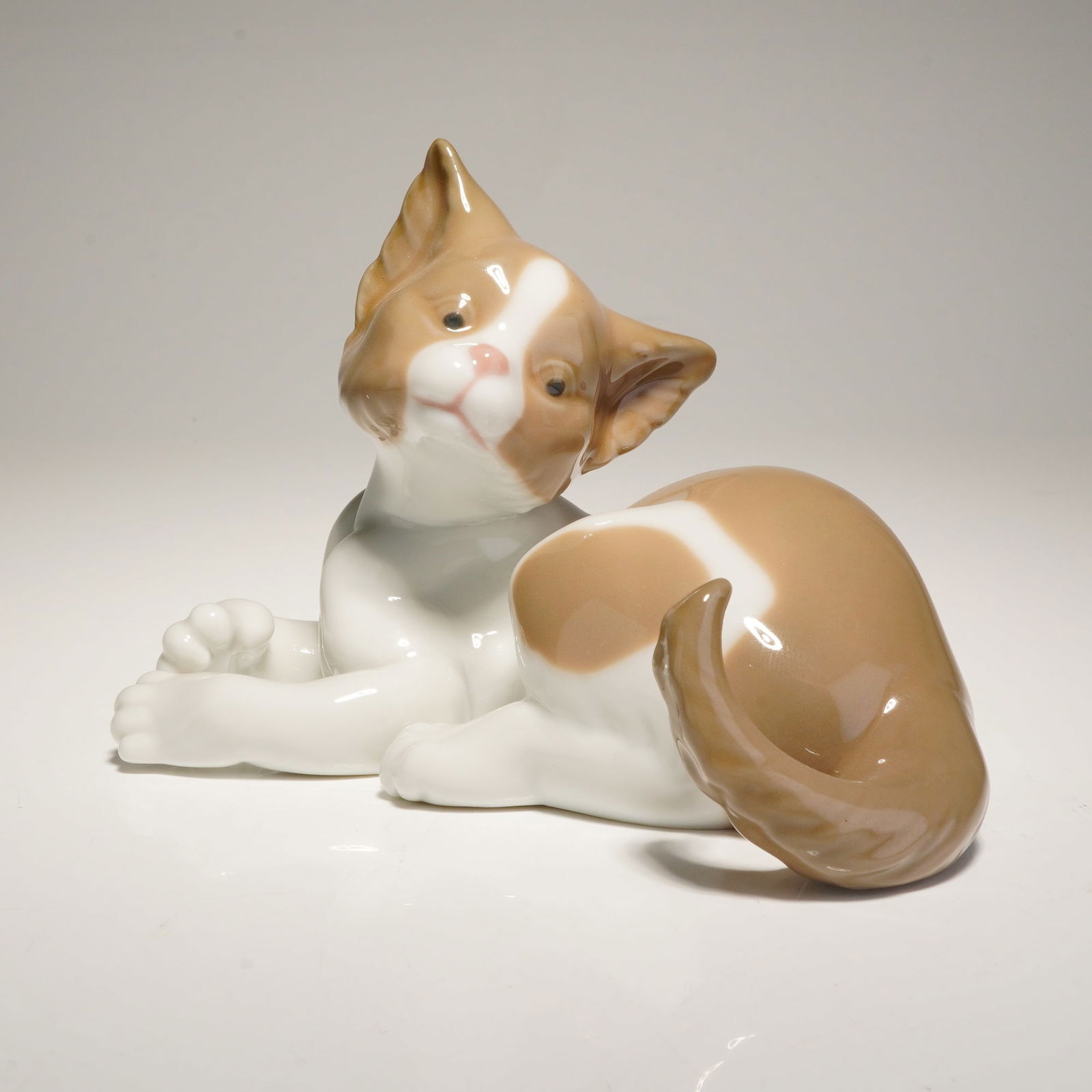 Lladro Porcelain Figurine, Surprised Cat 01005114 (1 of 5)