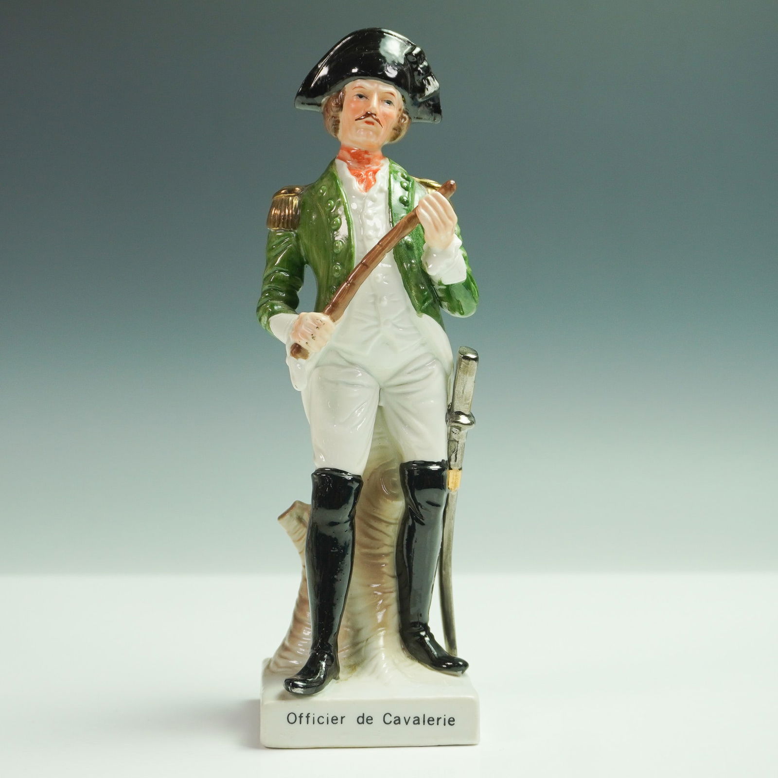 Vintage Porcelain French Military Figure, Officier de Cavalerie (1 of 3)
