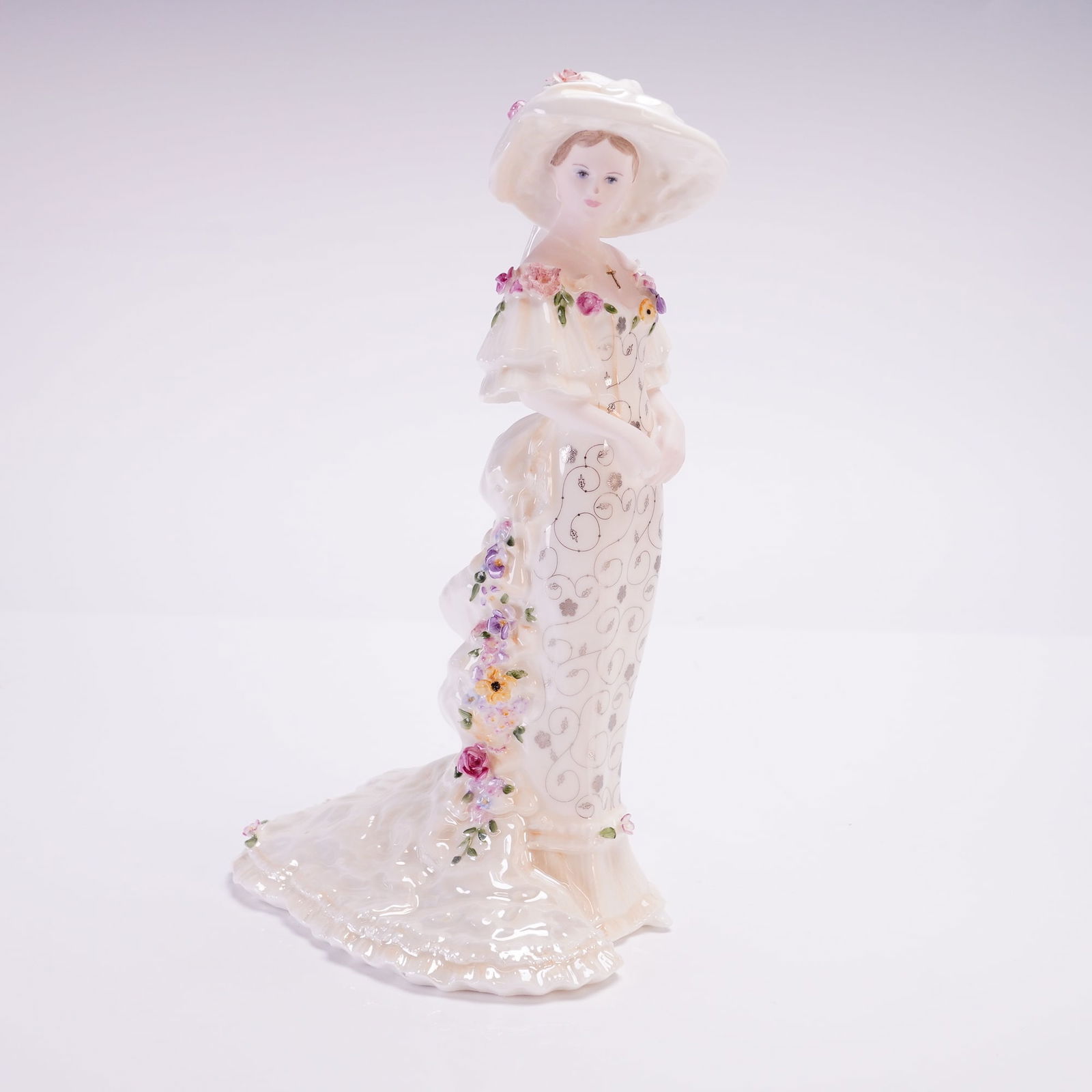 Coalport Basia Zarzycka Collection Figurine, Lovely Lady Christabel (1 of 4)