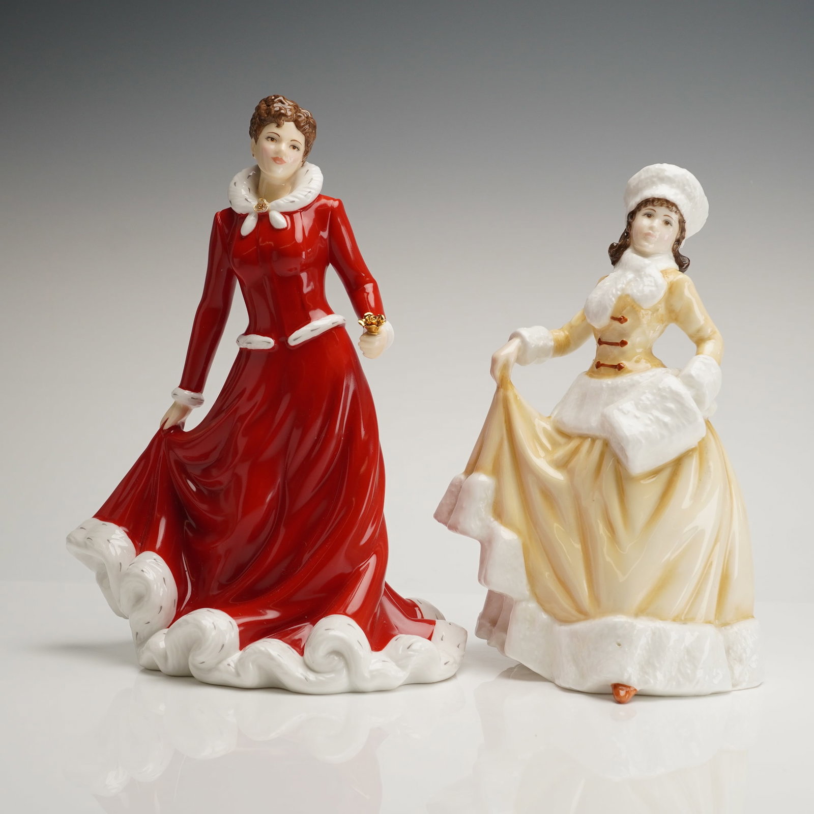 2 Royal Doulton Figurines, Christmas Rose HN5216 & Natasha HN5229 (1 of 3)
