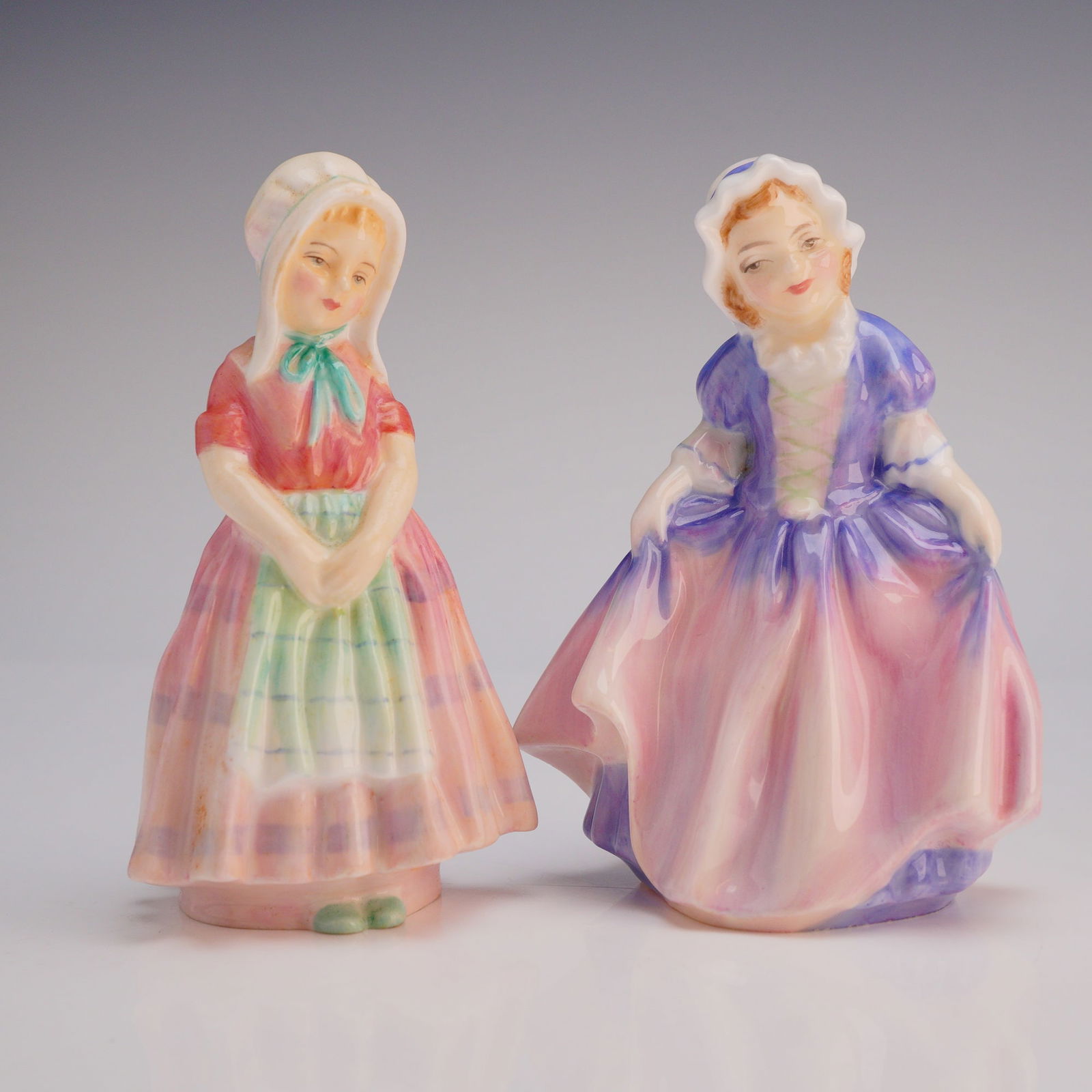 2pc Royal Doulton Figurines Dinky Do HN1678 and Tootles HN1680 (1 of 4)