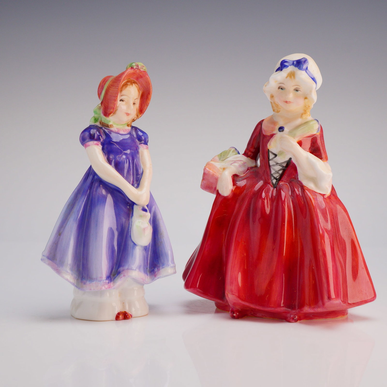 2pc Royal Doulton Figurines, Lavinia HN 1955 and Ivy HN 1768 (1 of 4)