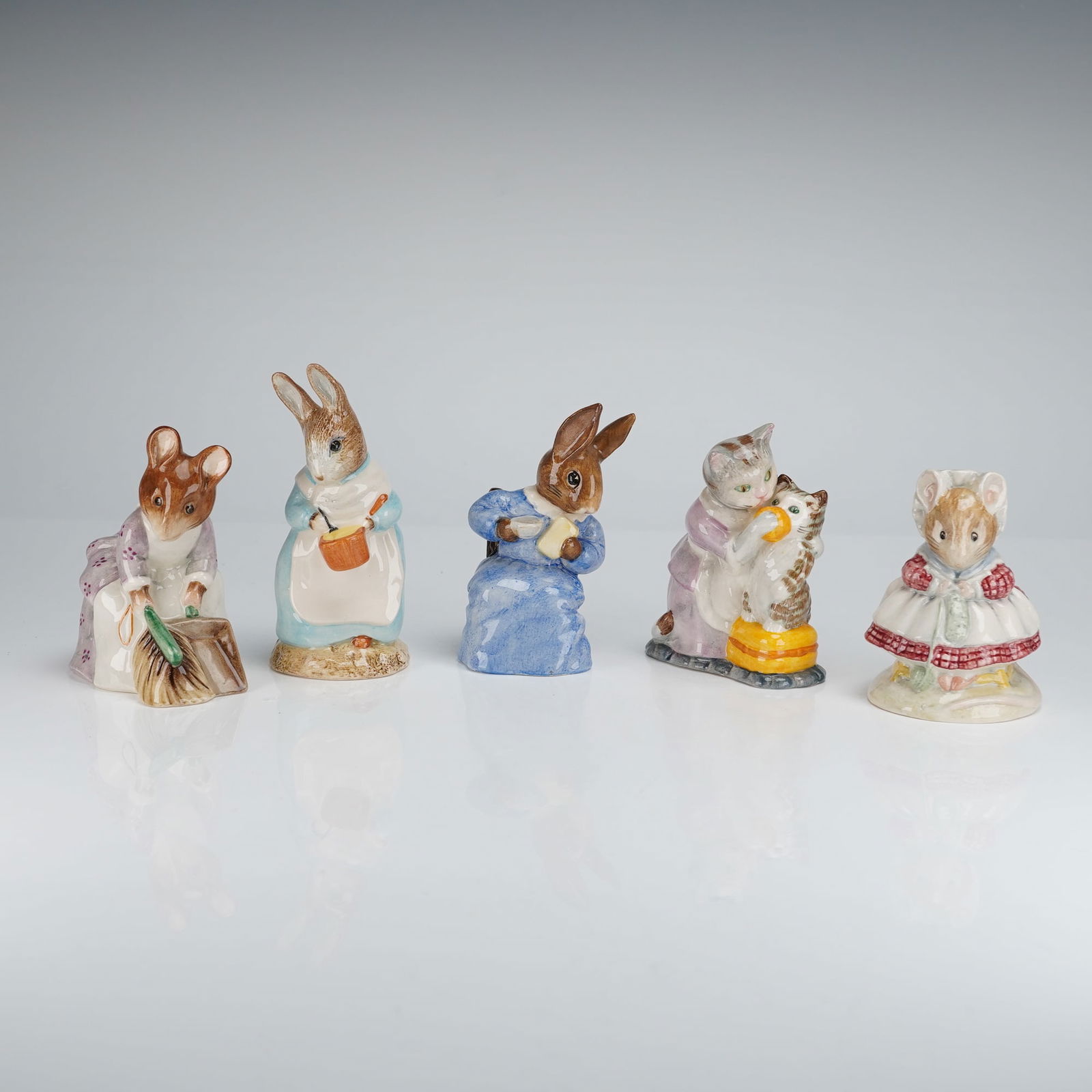5pc Royal Albert and Beswick Beatrix Potter's Figurines (1 of 3)