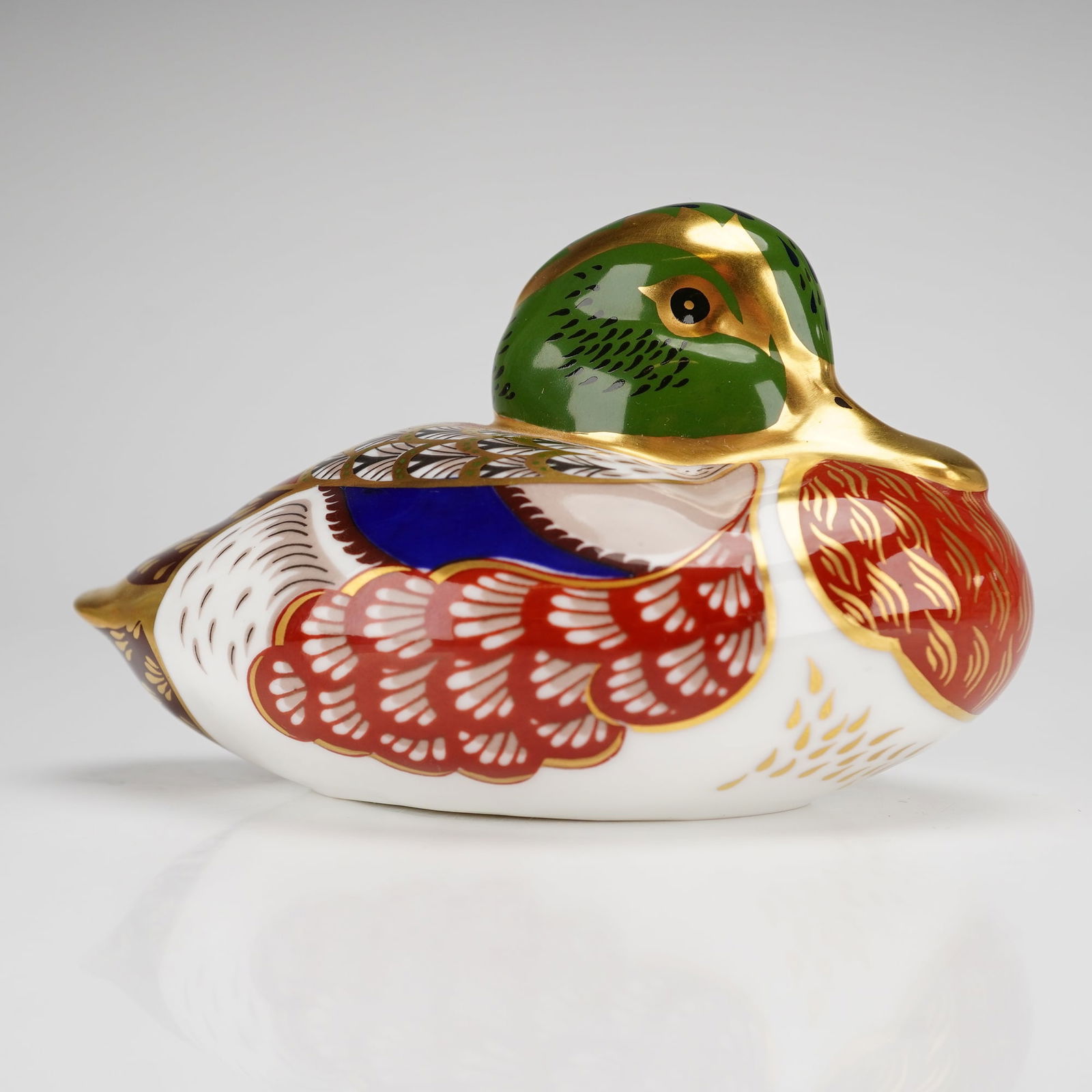 Royal Crown Derby Paperweight, Duck (1 of 3)