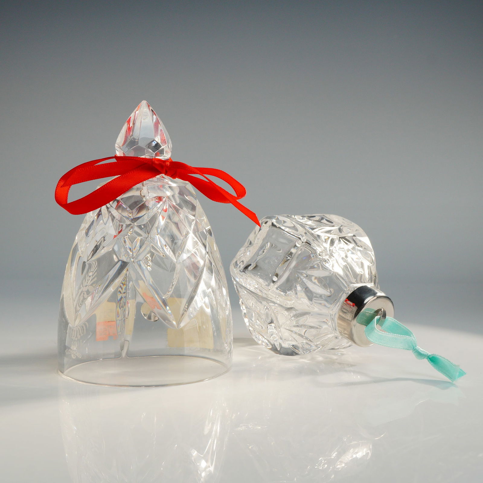 Two Waterford Crystal Ornament and Songs of Christmas Bell (1 of 5)