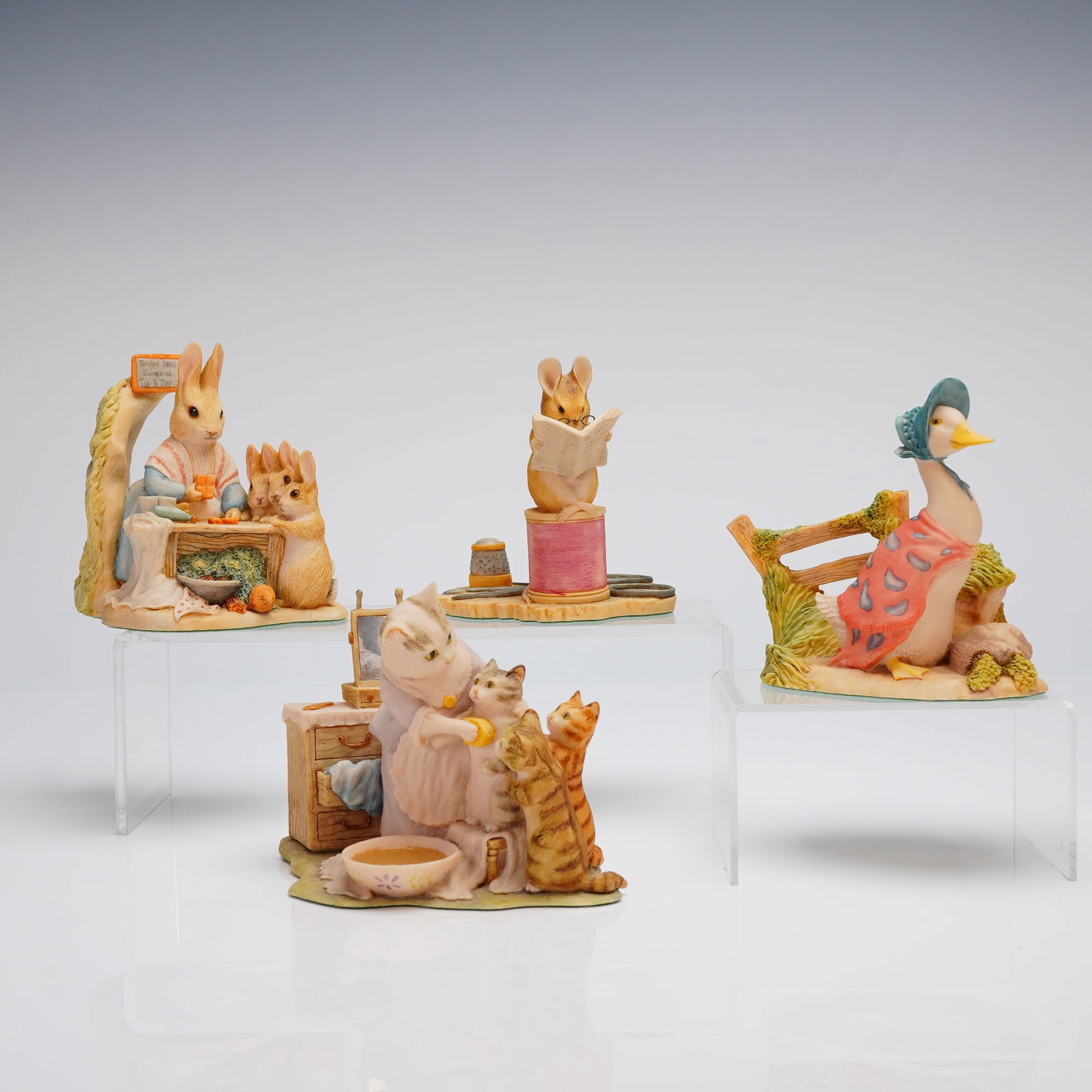 4pc Border Fine Arts The World of Beatrix Potter Figurines (1 of 4)