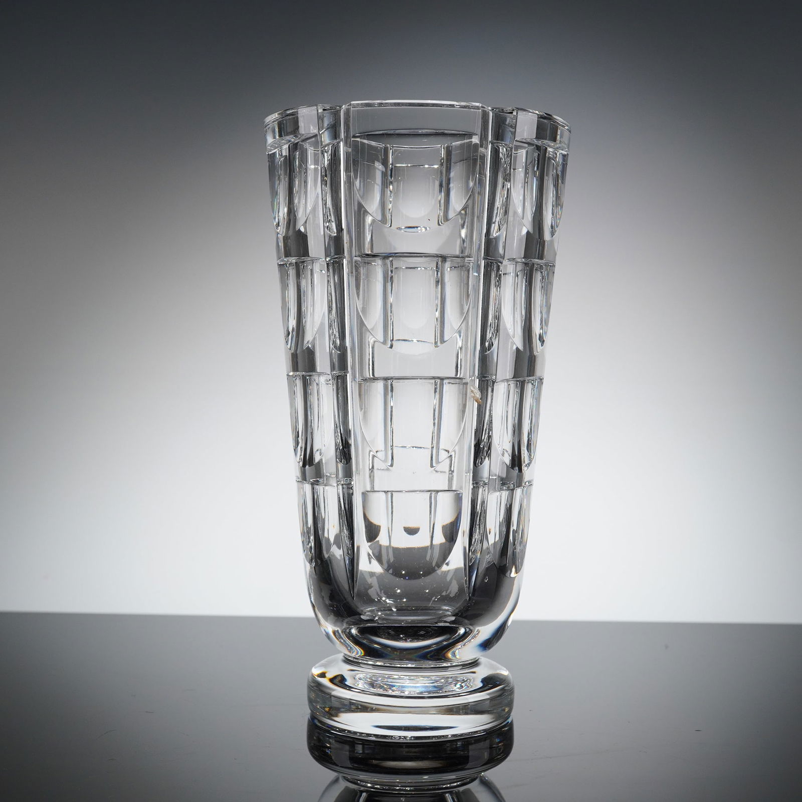 Orrefors Simon Gate Thousand Windows Cut Crystal Vase (1 of 5)
