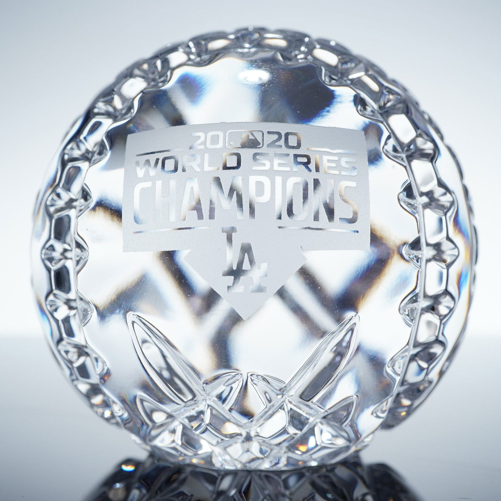 Waterford Crystal Baseball, 2020 World Series Champions Los Angeles Dodgers (1 of 7)