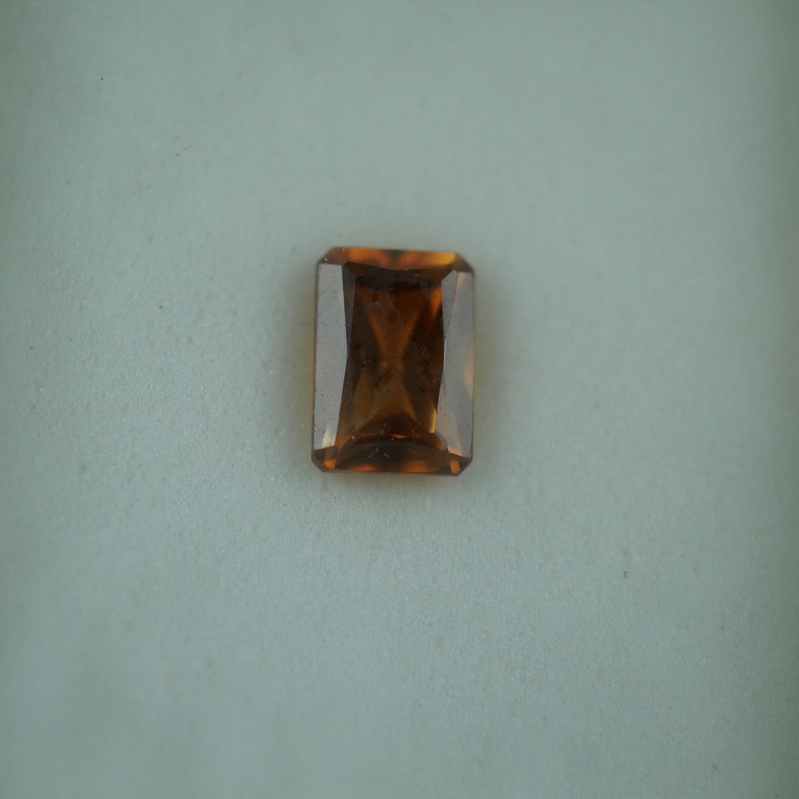 1.50 CT Honey Zircon Emerald Cut Gemstone (1 of 2)