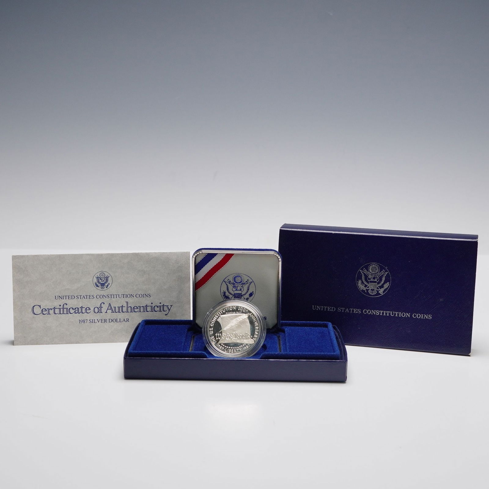 1987-S U.S. Constitution Silver Dollar (1 of 3)