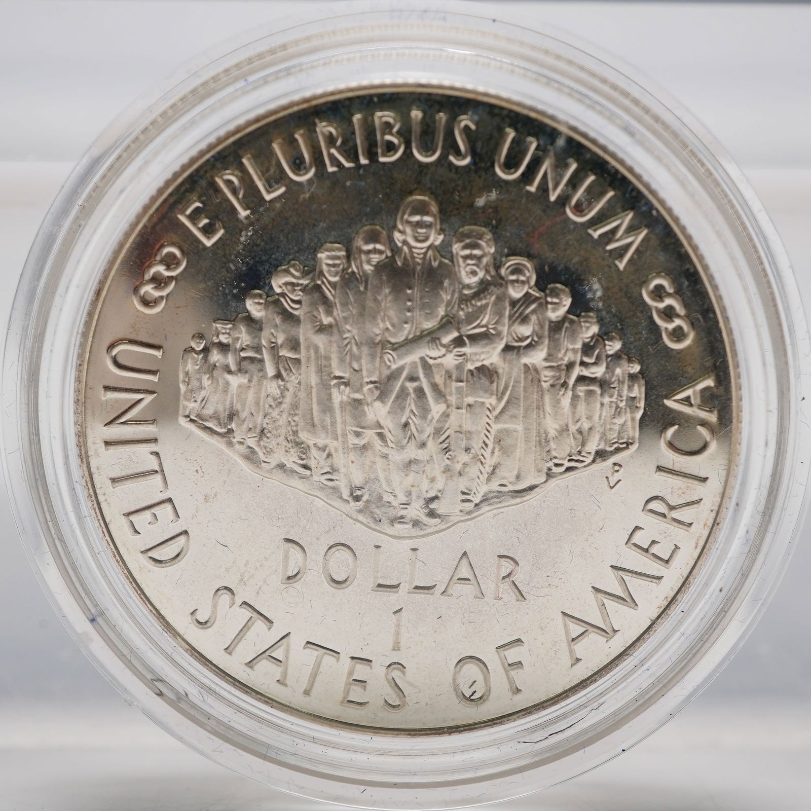 1987-S U.S. Constitution Silver Dollar - 3