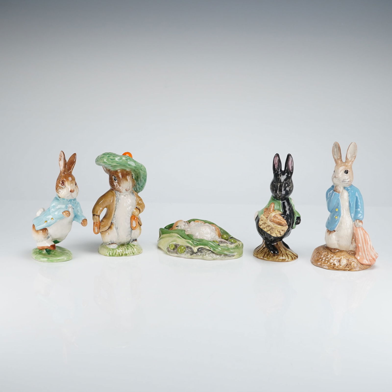 5pc Royal Albert and Beswick Beatrix Potter's Figurines (1 of 3)