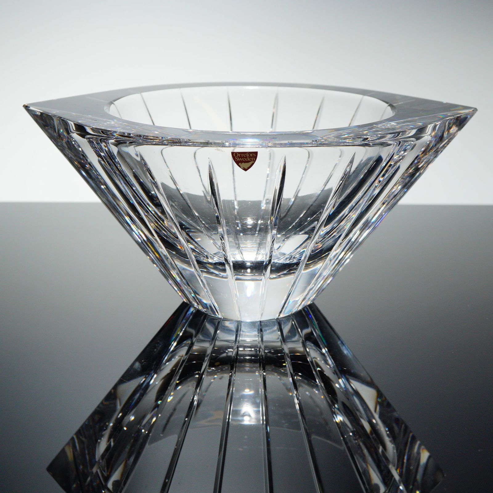 Orrefors Crystal Eye Bowl Designed by Jan Johansson Model 4775-13 (1 of 5)