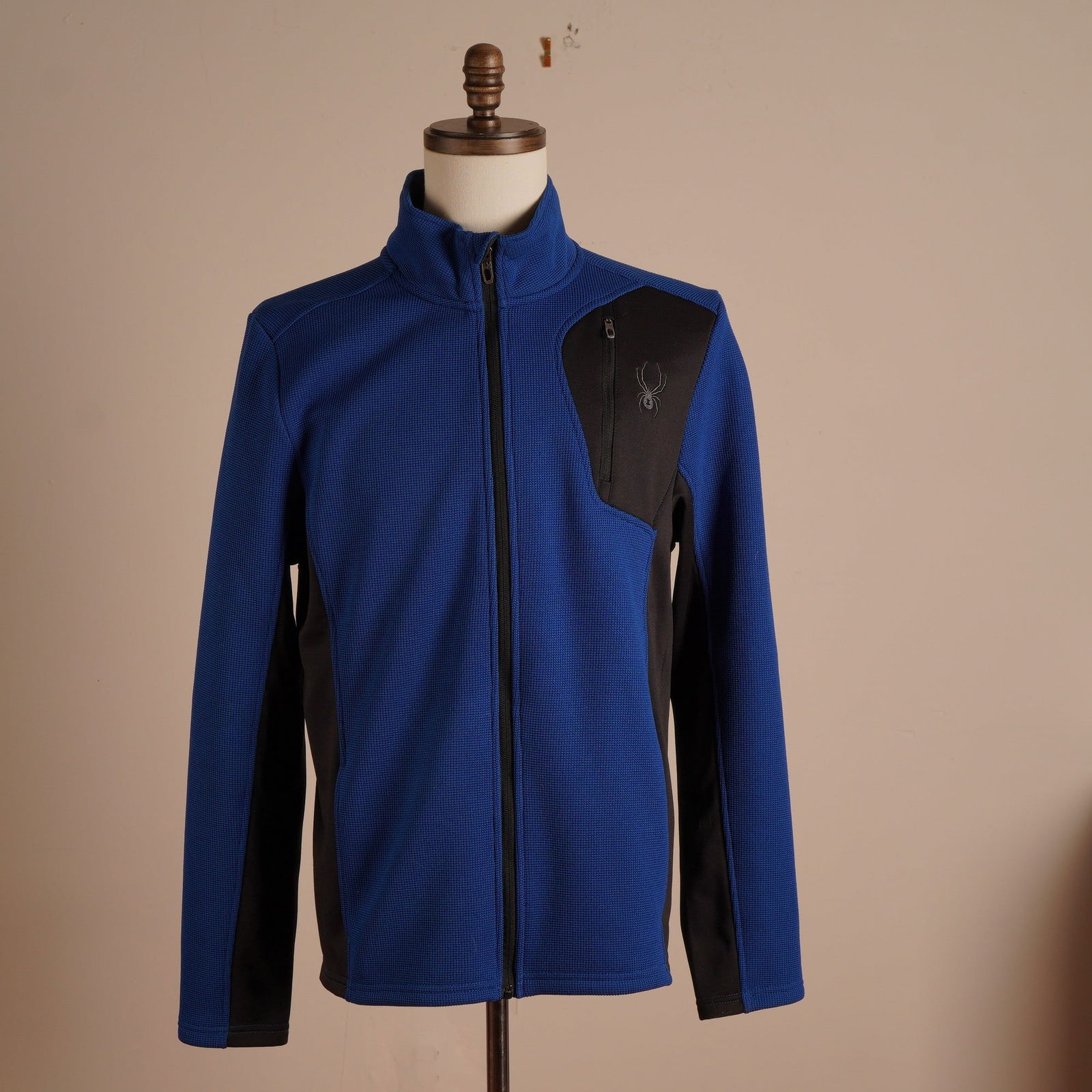 Spyder Men's Performance Fleece Jacket in Blue and Black (1 of 7)