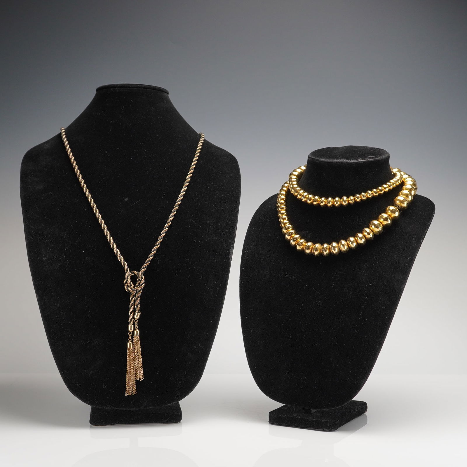 Two Monet and Guess Gold-Toned Costume Necklaces (1 of 5)