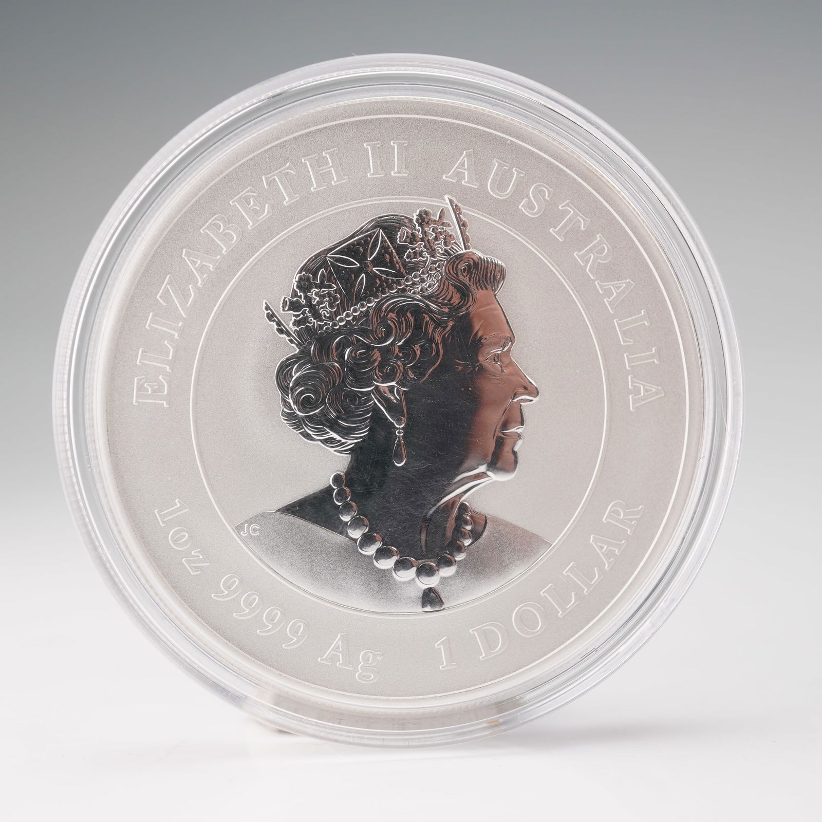 2021 Elizabeth II 1 Silver Dollar Year of the OX Coin (1 of 2)