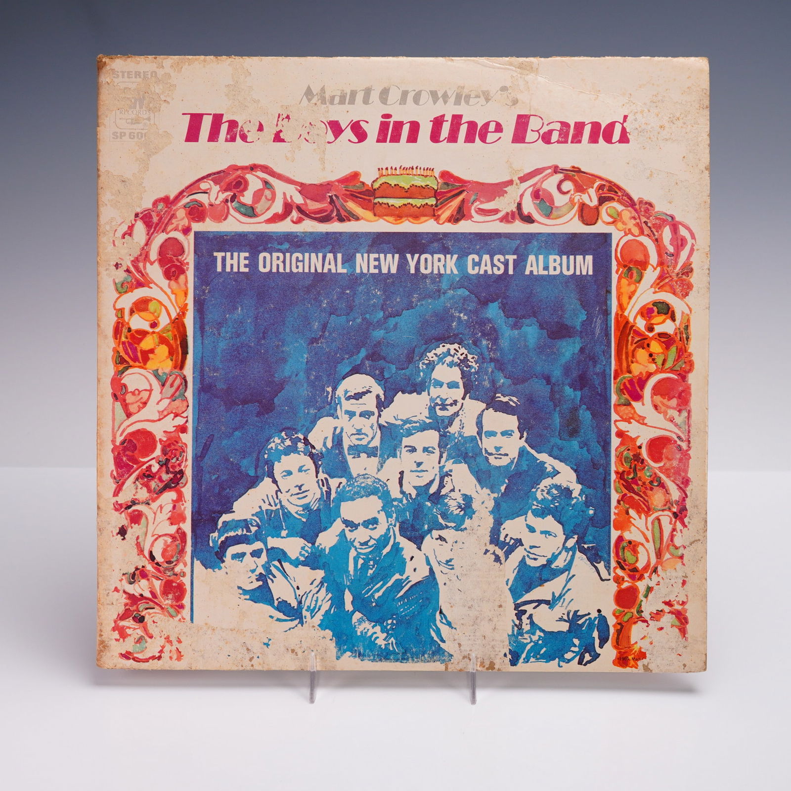 A&M Records Mart Crowleys Vinyl Record, The Boys in the Band: A 1970 stereo vinyl LP of Mart Crowley's "The Boys in the Band," released by A&M Records, featuring the original New York cast recording of the groundbreaking stage play. This production, notable for