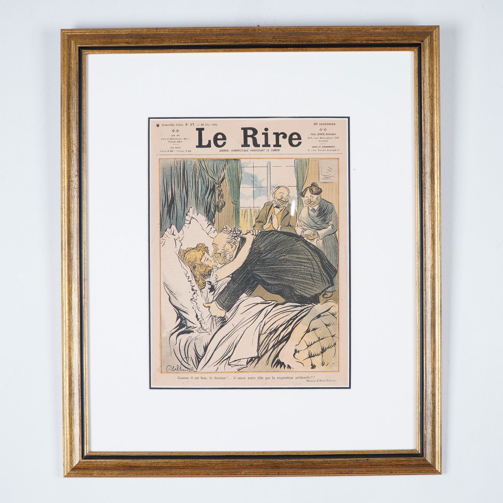 Le Rire Lithograph, May 23, 1903 (1 of 3)