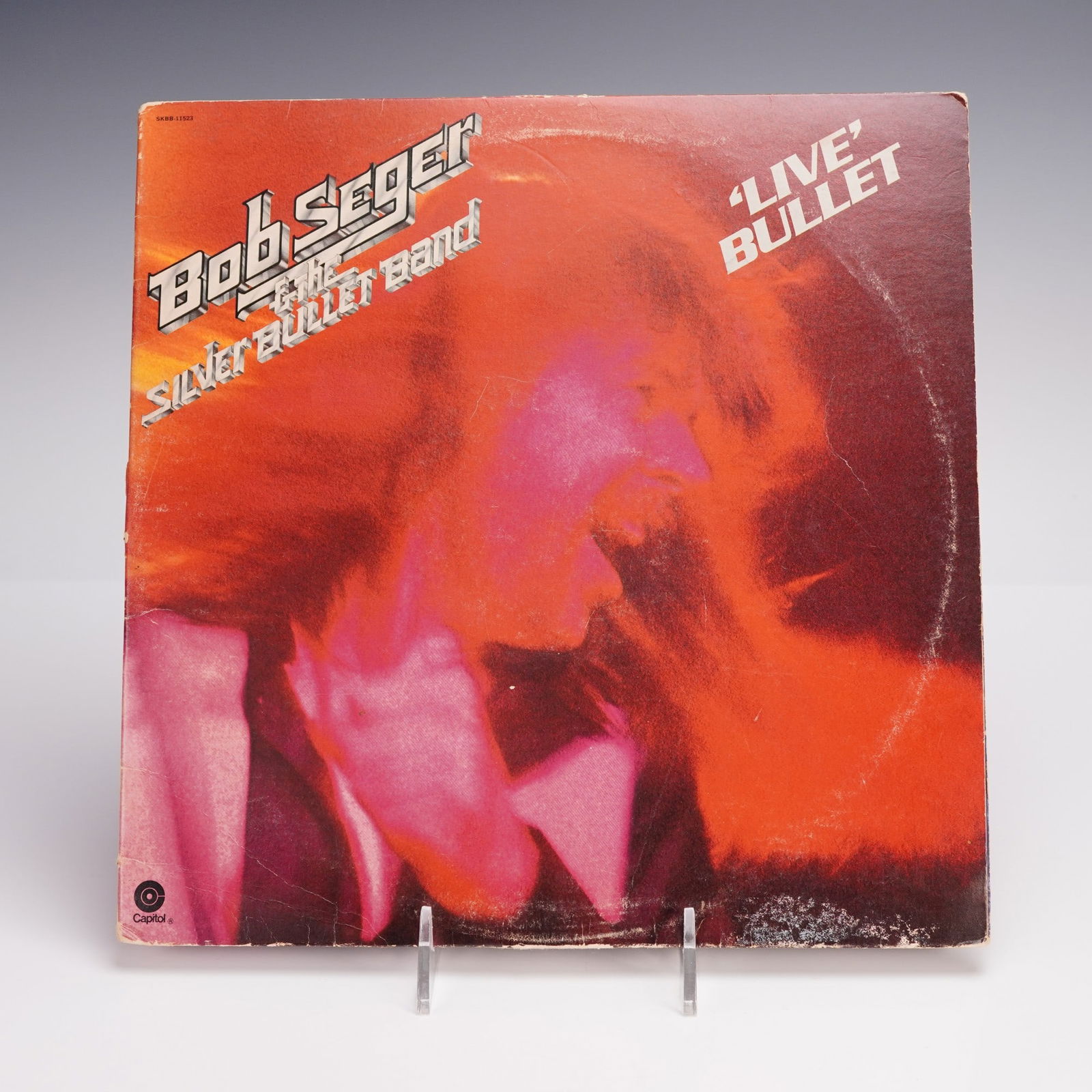 Bob Seger and the Silver Bullet Band, Live Bullet Vinyl LP, Capitol R: Bob Seger and the Silver Bullet Band, Live Bullet, 1976 double LP vinyl album, Capitol Records SKBB-11523. This live recording captures performances from Detroit's Cobo Hall and includes classic track