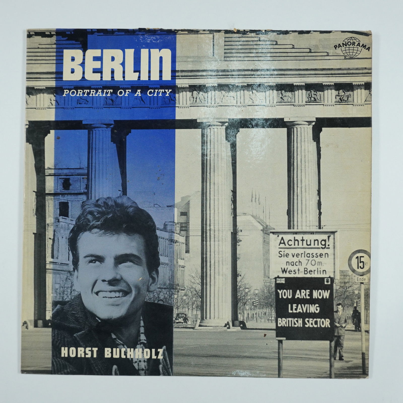 Horst Buchholz & Eva Nelson, Berlin: Portrait of a City LP: Original pressing of Berlin: Portrait of a City, released on Panorama Records (PIP-2106). This unique spoken word and music album features German actor Horst Buchholz narrating the history and atmosph