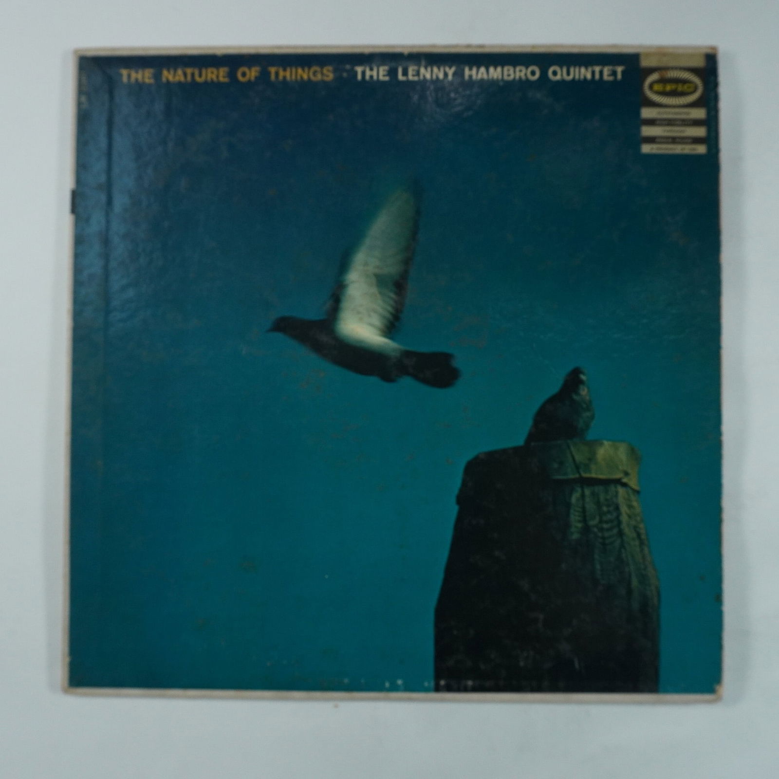 The Nature of Things by The Lenny Hambro Quintet, Epic LN 3361 Vinyl LP: This is an original pressing of The Nature of Things by The Lenny Hambro Quintet, released on the Epic Records label (catalog number LN 3361). This jazz album features saxophonist Lenny Hambro leading