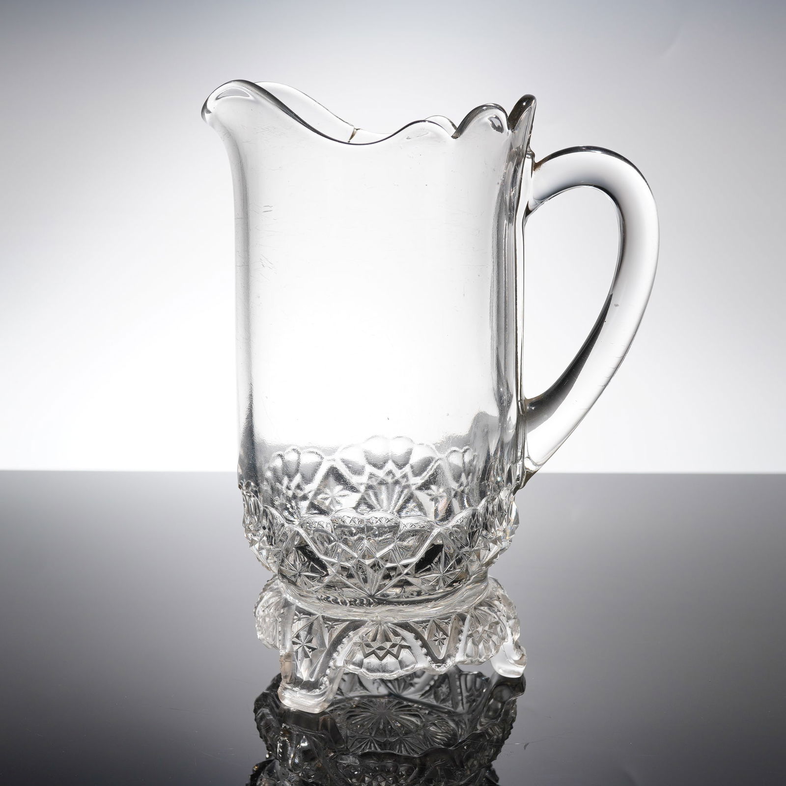 Early American Pressed Glass Pitcher (1 of 4)