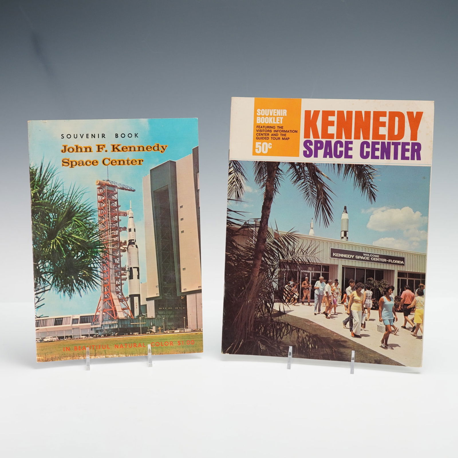2pc Souvenir Softcover Books, John F. Kennedy & Kennedy Space Center (1 of 5)