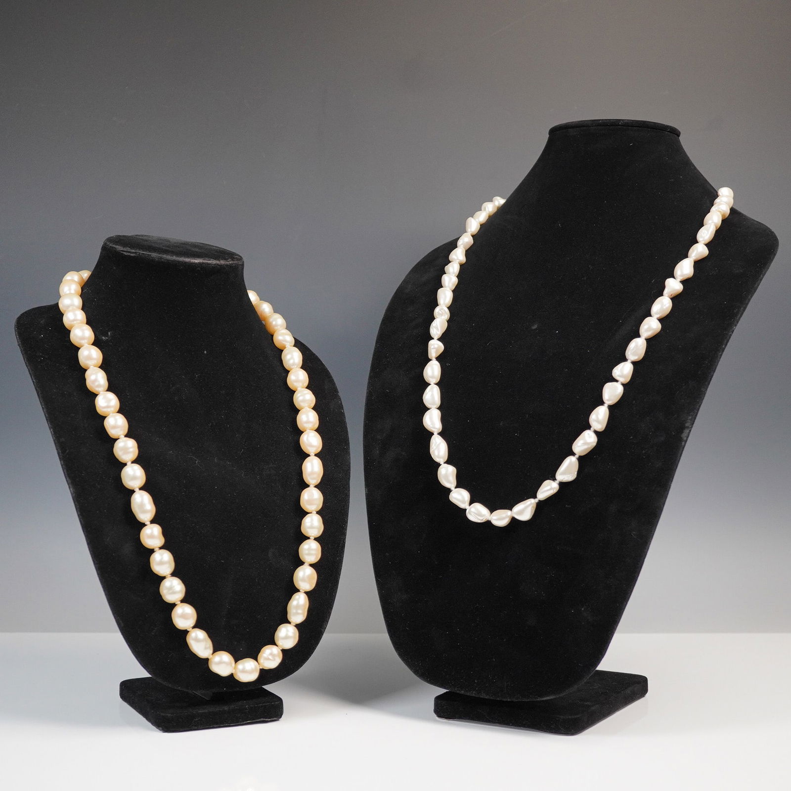 2pc Baroque and Freshwater Pearl Necklaces (1 of 5)