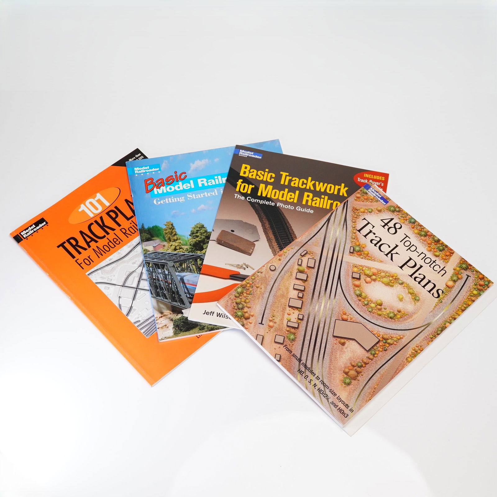 A Collection of Four Model Railroader Books on Track Plans and Maintenance (1 of 4)