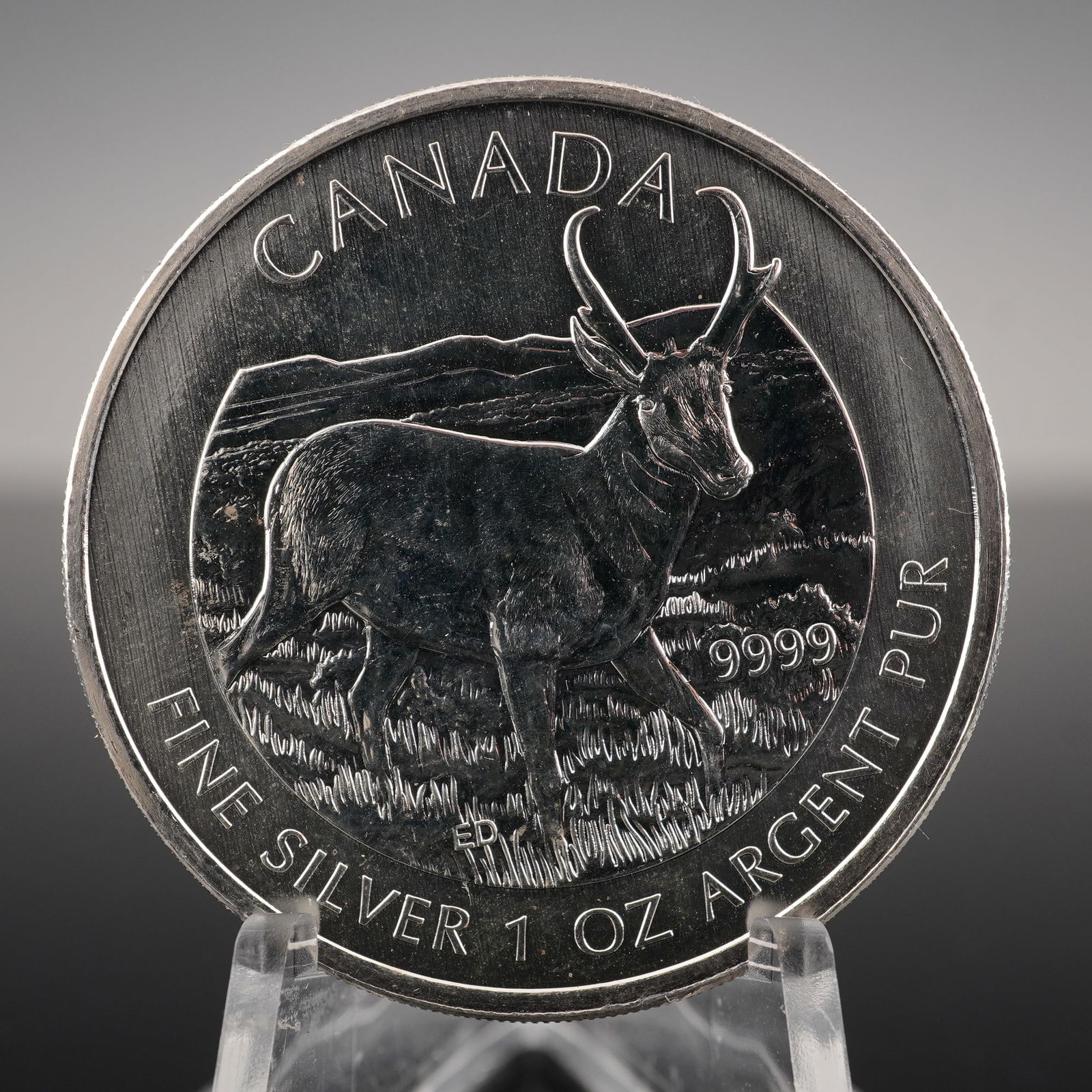 2013 Canadian Elizabeth II Silver Five Dollars Coin (1 of 2)