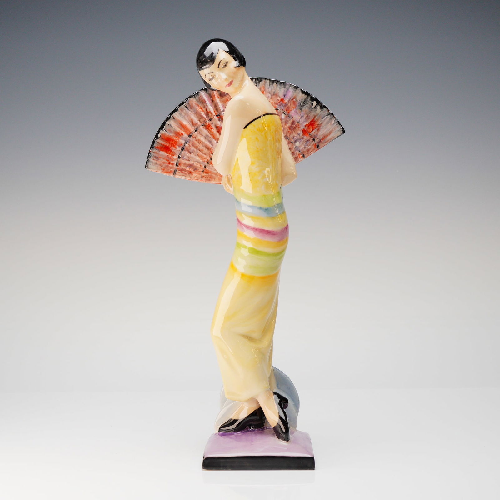 Peggy Davis Original Proof Porcelain Lady with Fan Figurine (1 of 4)