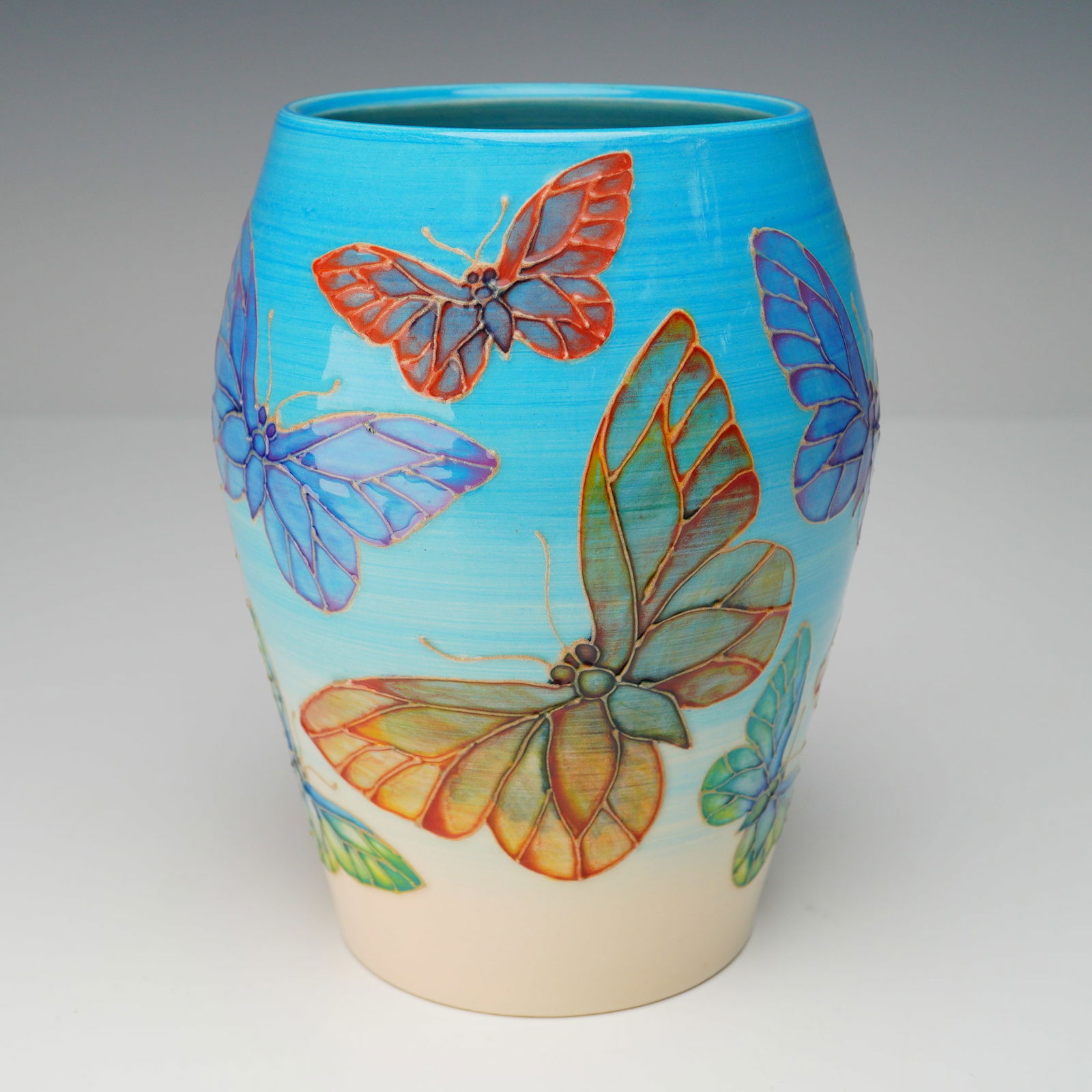 Dennis Chinaworks Pottery by Sally Tuffin Butterfly Vase (1 of 5)