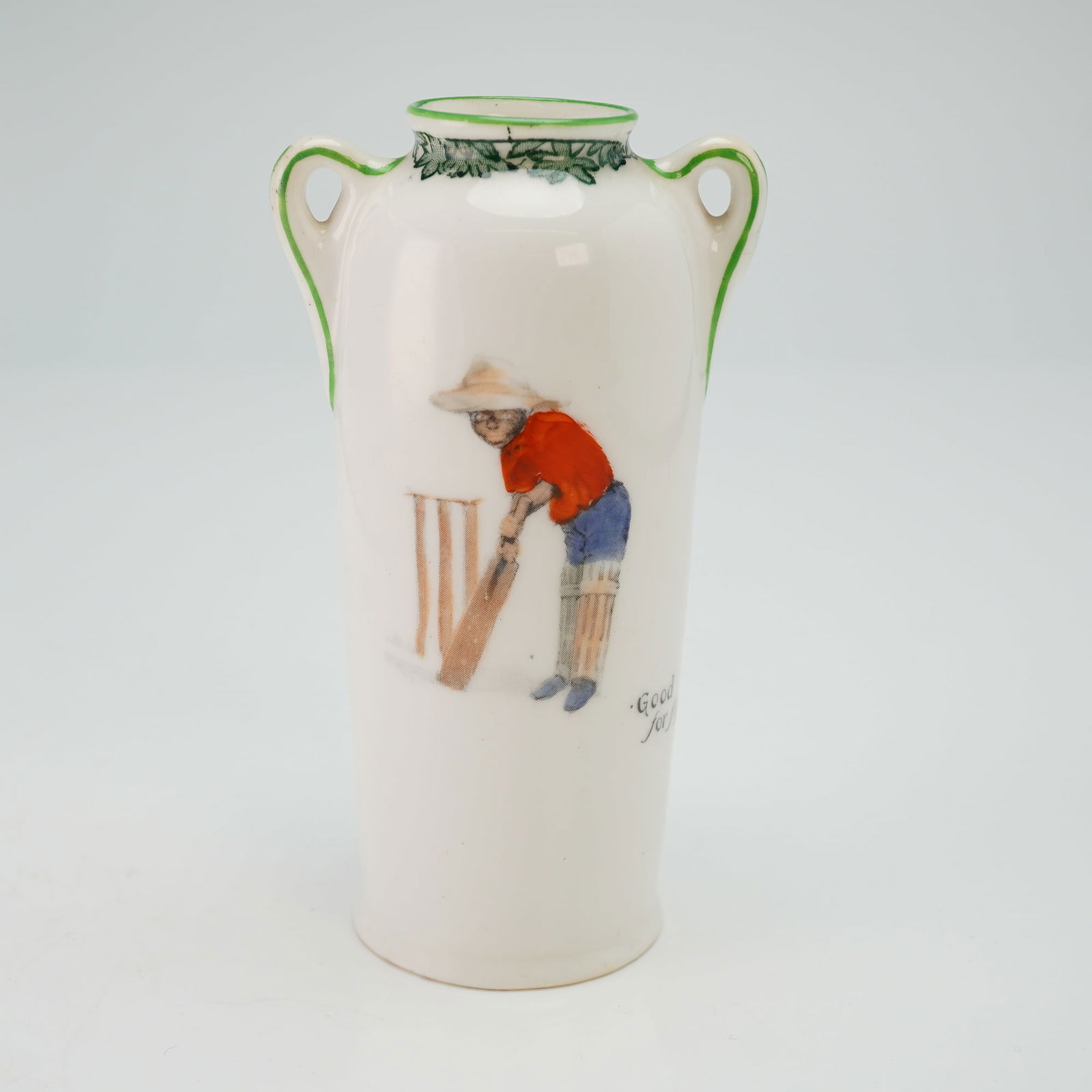 Royal Doulton Series Ware Vase, All Black Team (1 of 3)