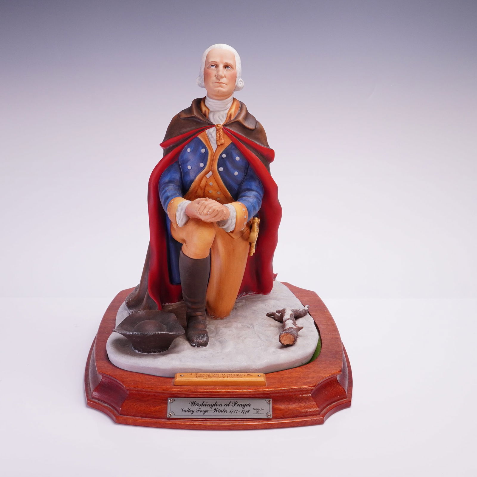 Royal Doulton Sculpture, General Washington at Prayer HN2861 with Base (1 of 5)