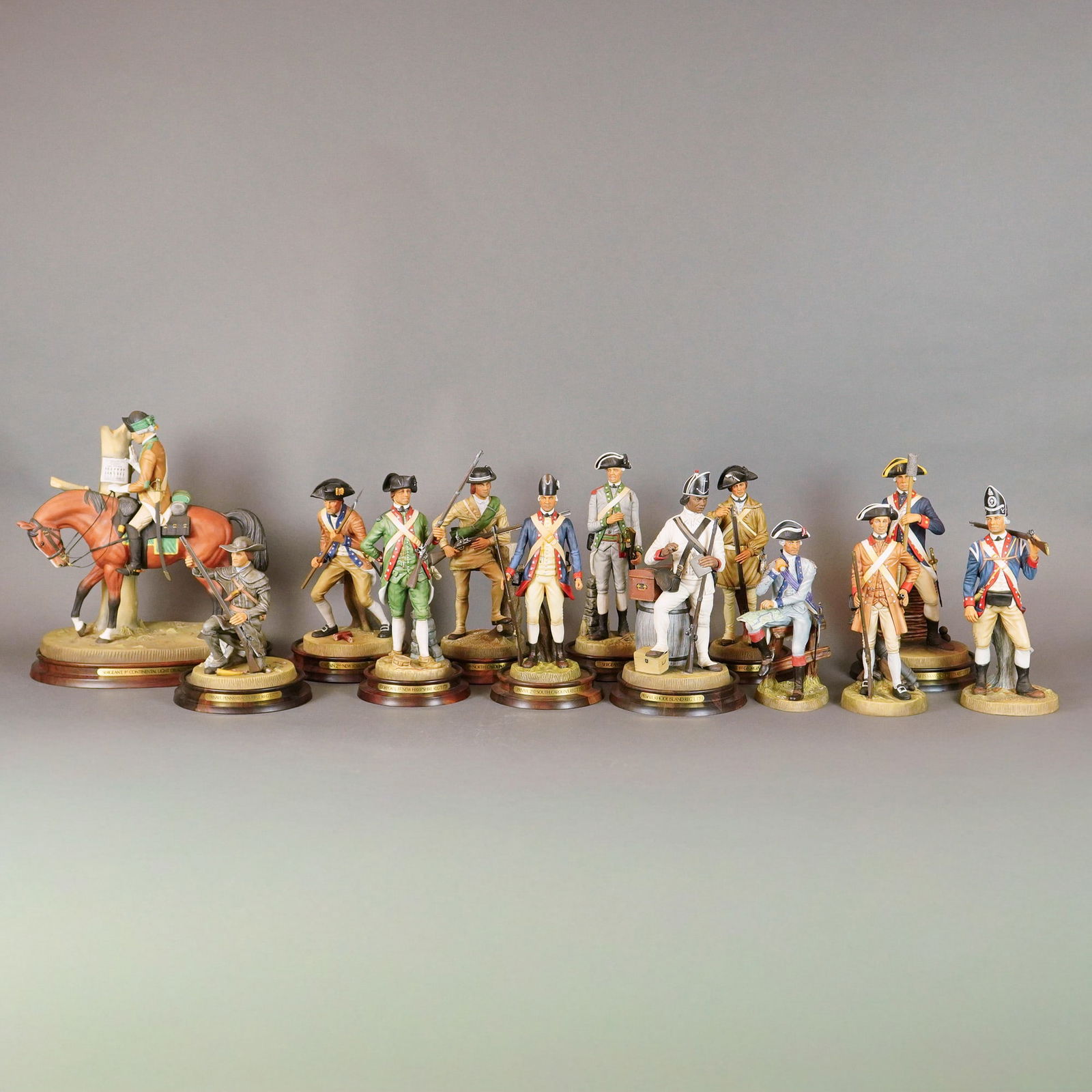 13pc Royal Doulton Soldiers of the Revolution Matching Set with Bases (1 of 10)
