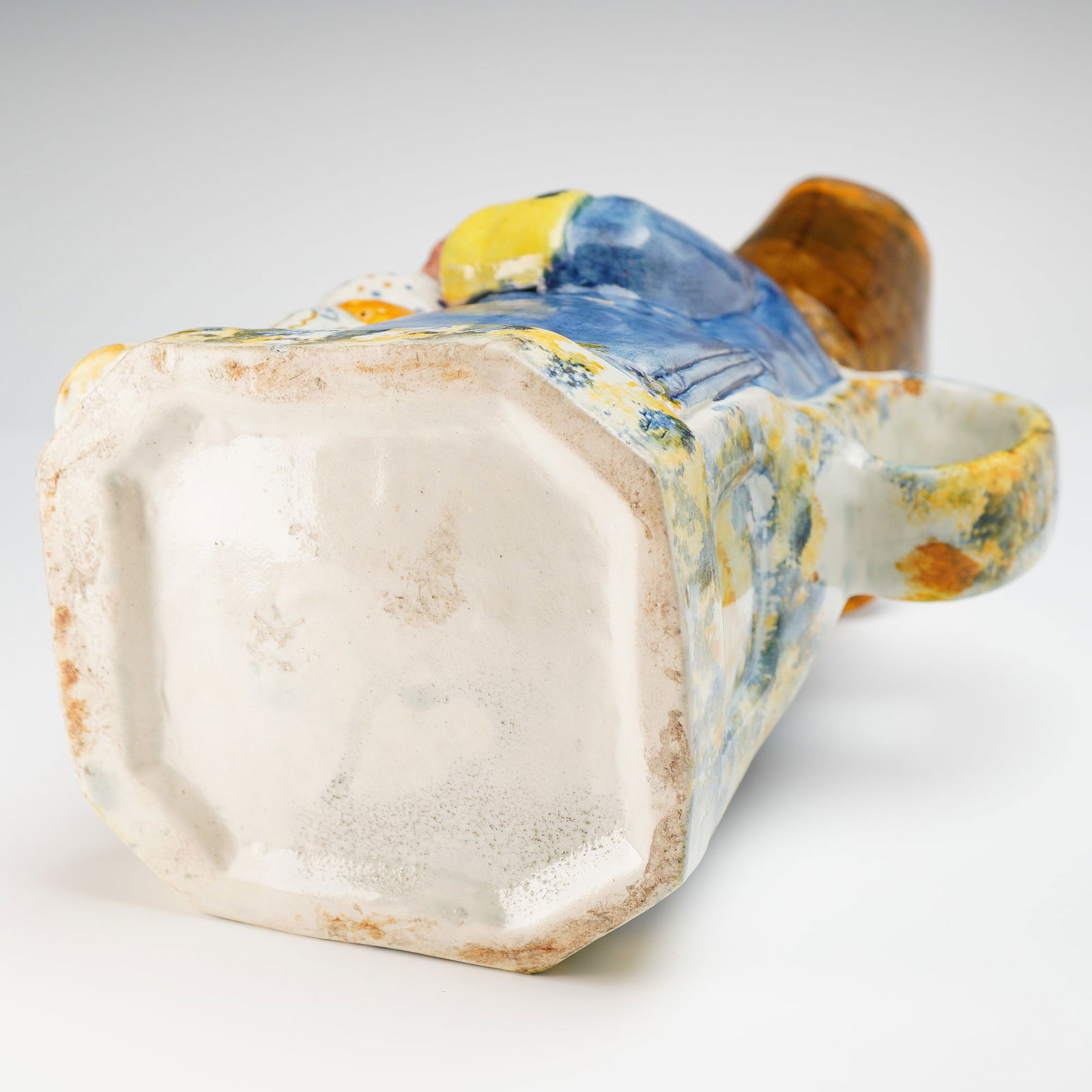Polychrome Earthenware Figural Toby Jug - 5