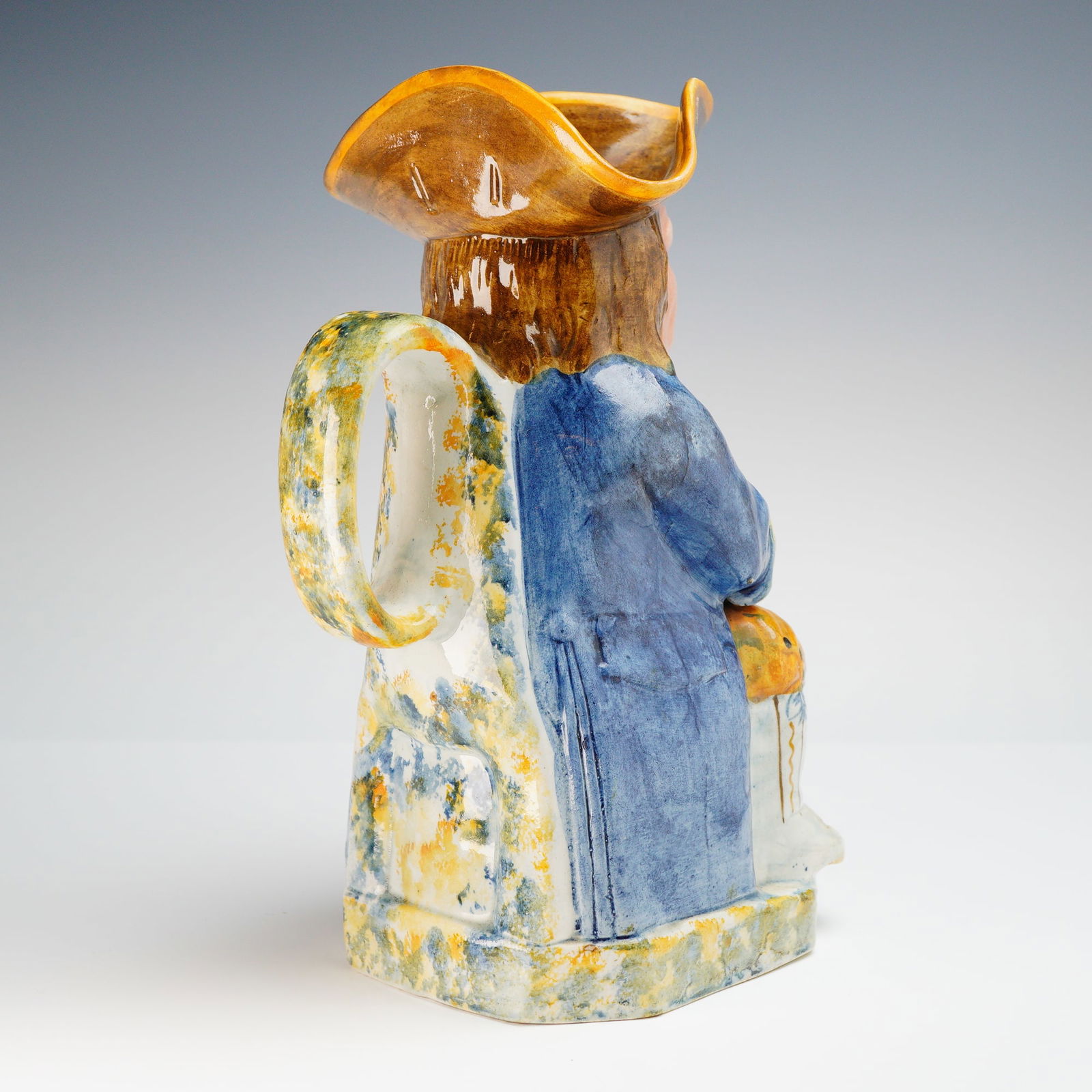 Polychrome Earthenware Figural Toby Jug - 6