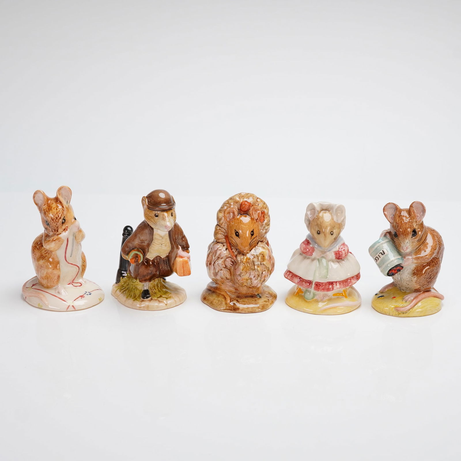 5pc Royal Albert and Beswick Beatrix Potter Figurines (1 of 3)