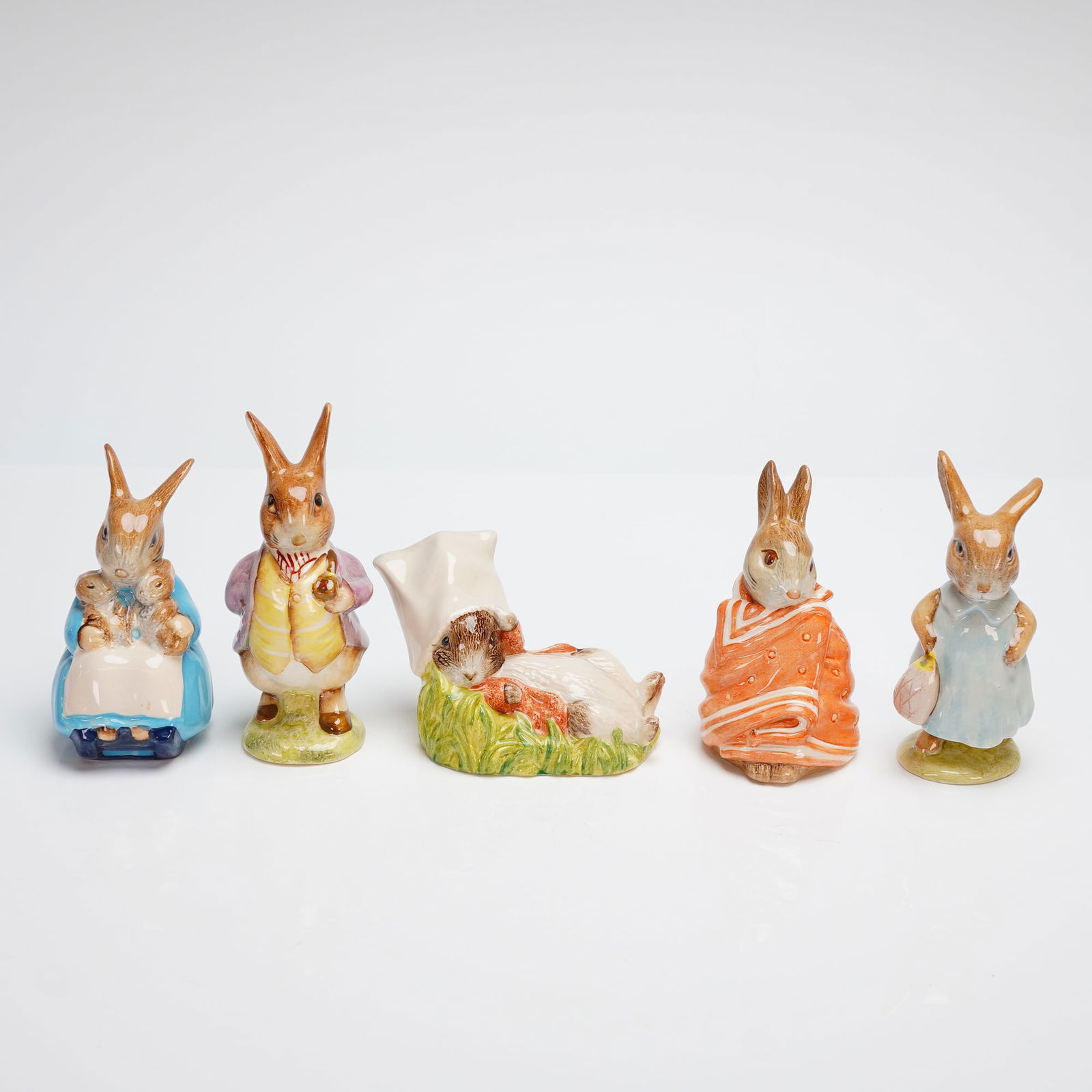 5pc Royal Albert and Beswick Beatrix Potter Figurines (1 of 3)