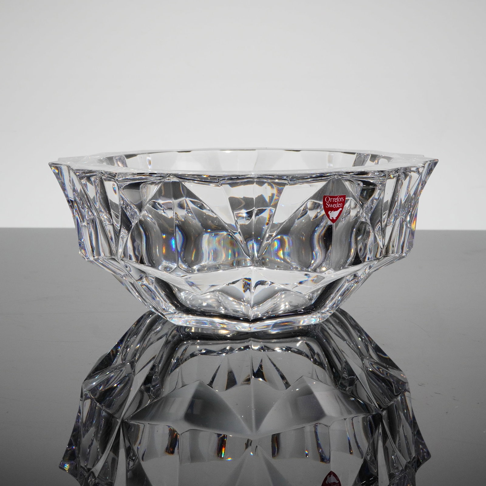 Orrefors Crystal Bowl by Lars Hellsten (1 of 6)