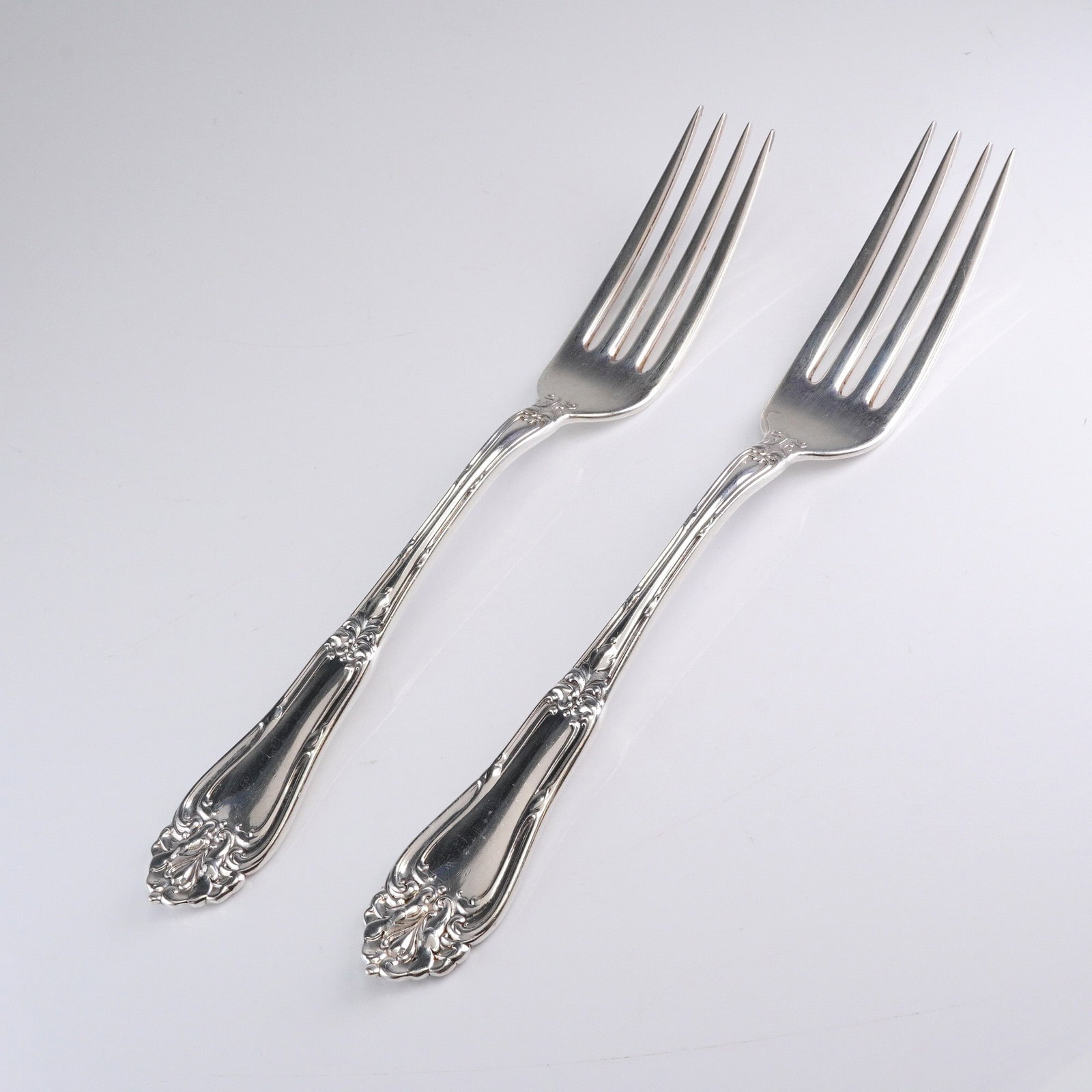 A Pair of Amston Sterling Silver Dinner Forks (1 of 4)