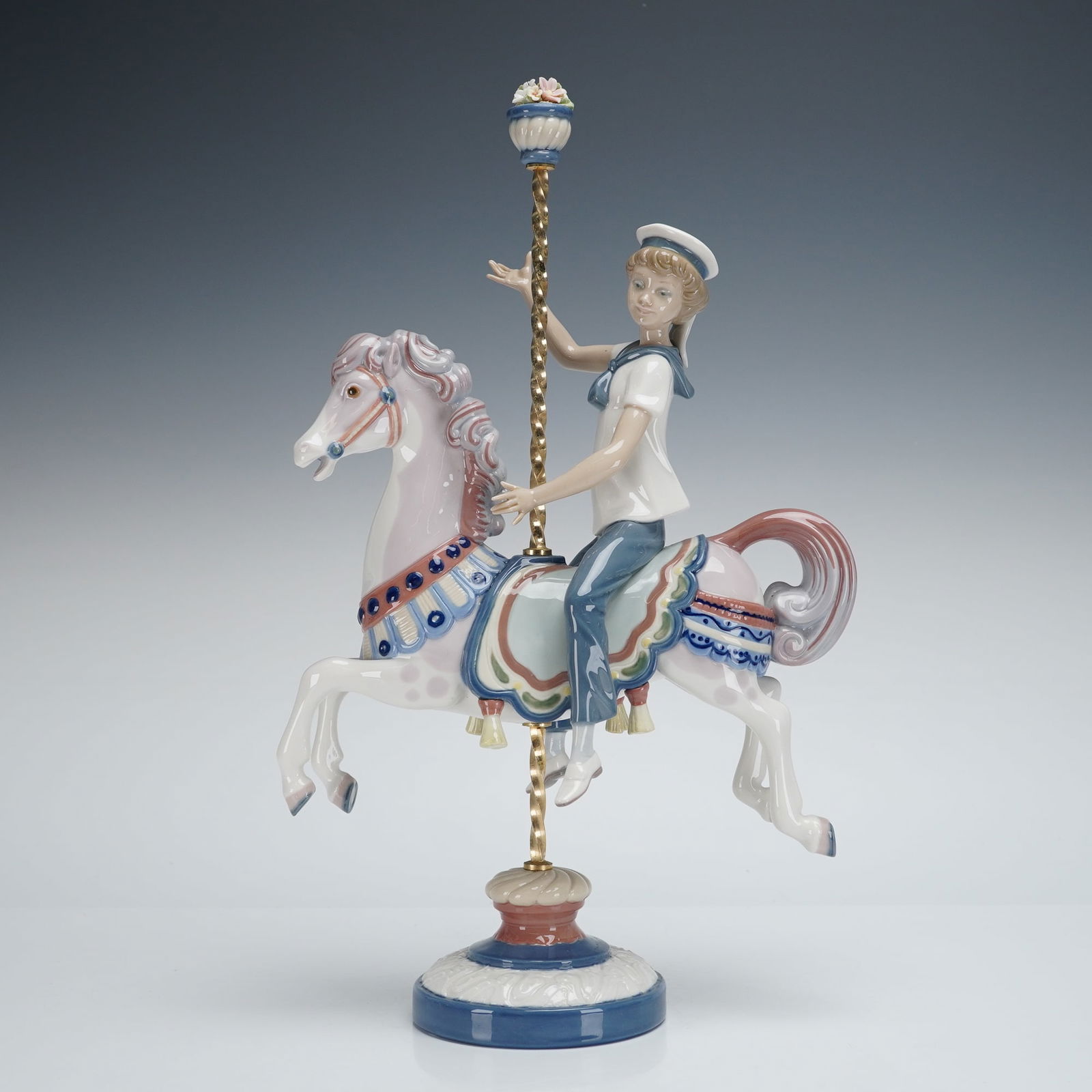 Lladro Boy on Carousel Horse Figurine 1001470 (1 of 4)