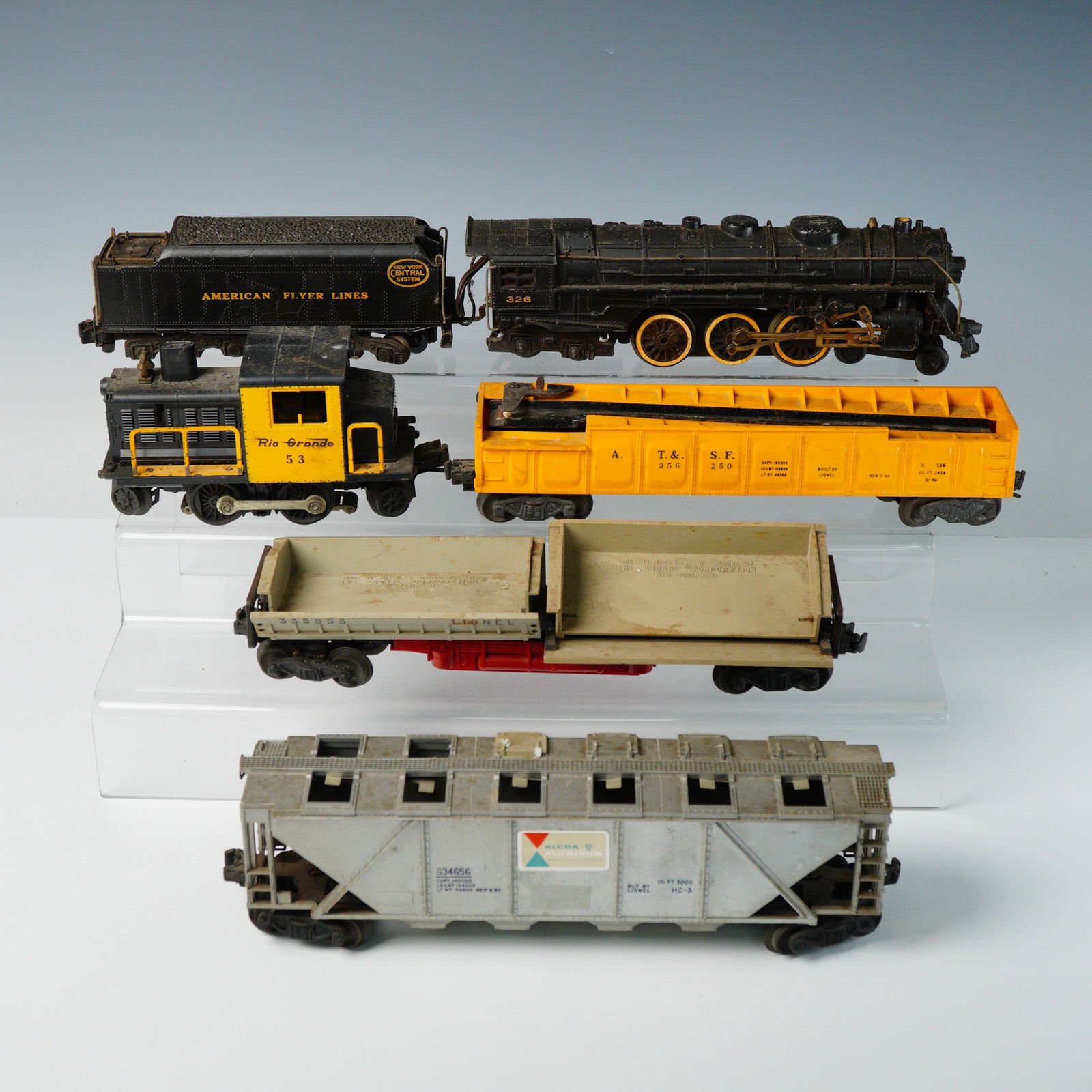 6pc American Flyer and Lionel O Gauge Toy Train Components (1 of 4)