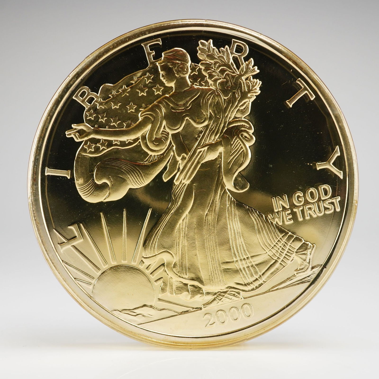 2000 American Silver Eagle Half Troy Pound Fine Silver Medallion (1 of 5)