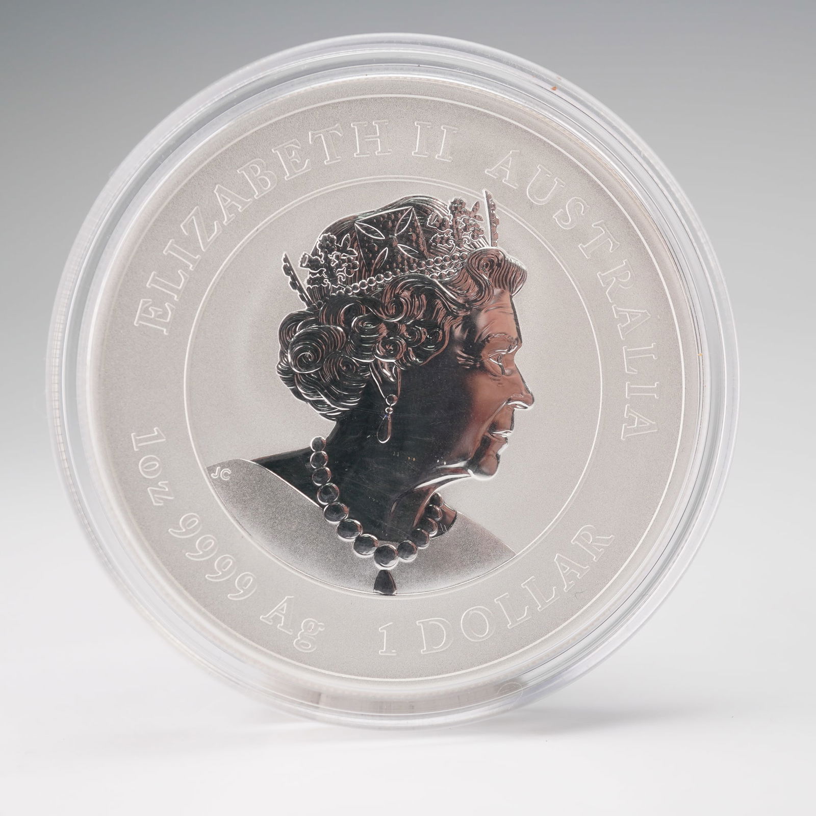 2021 Elizabeth II 1 Silver Dollar Year of the OX Coin (1 of 2)