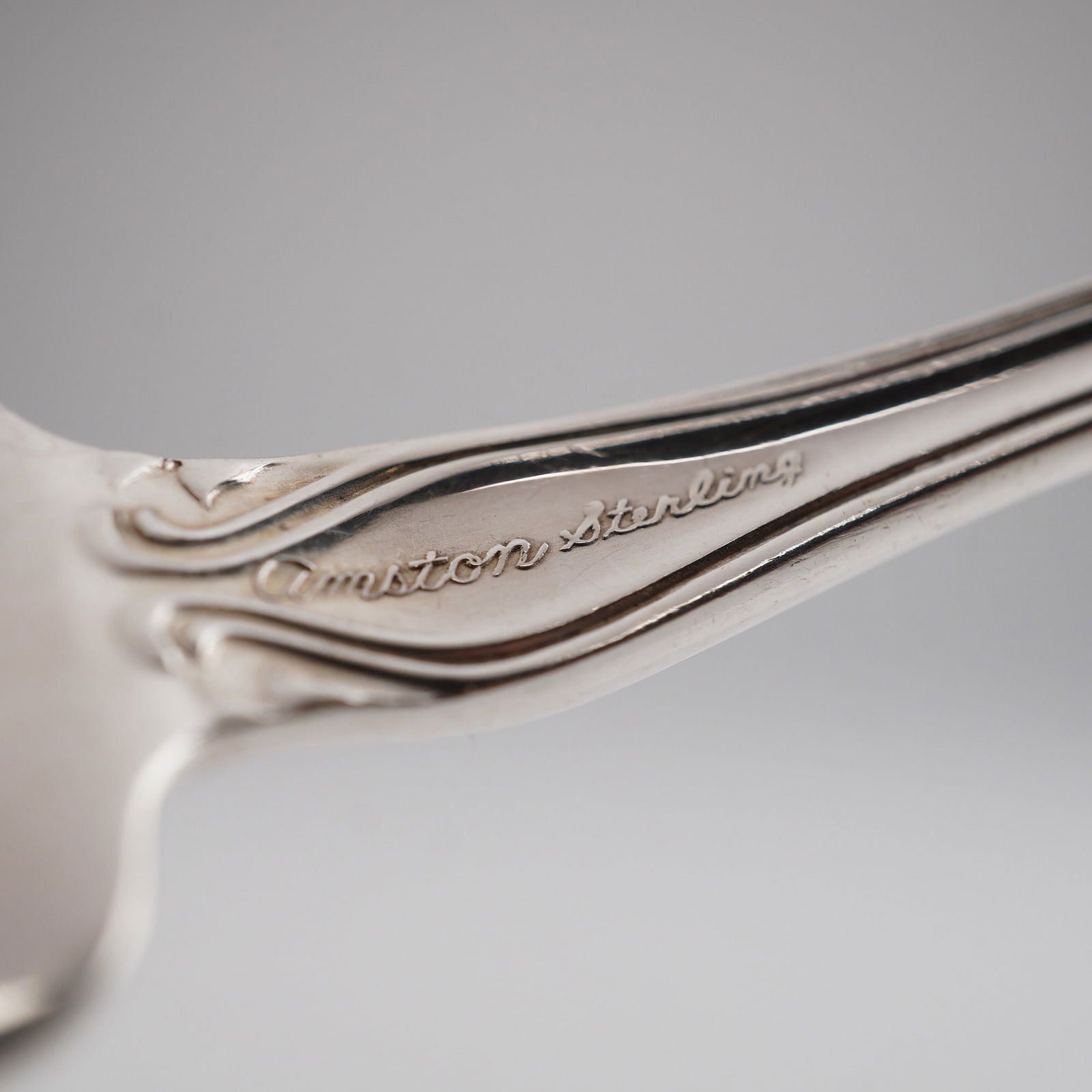 Three Amston Sterling Silver Champlain Pattern Salad Forks - 4