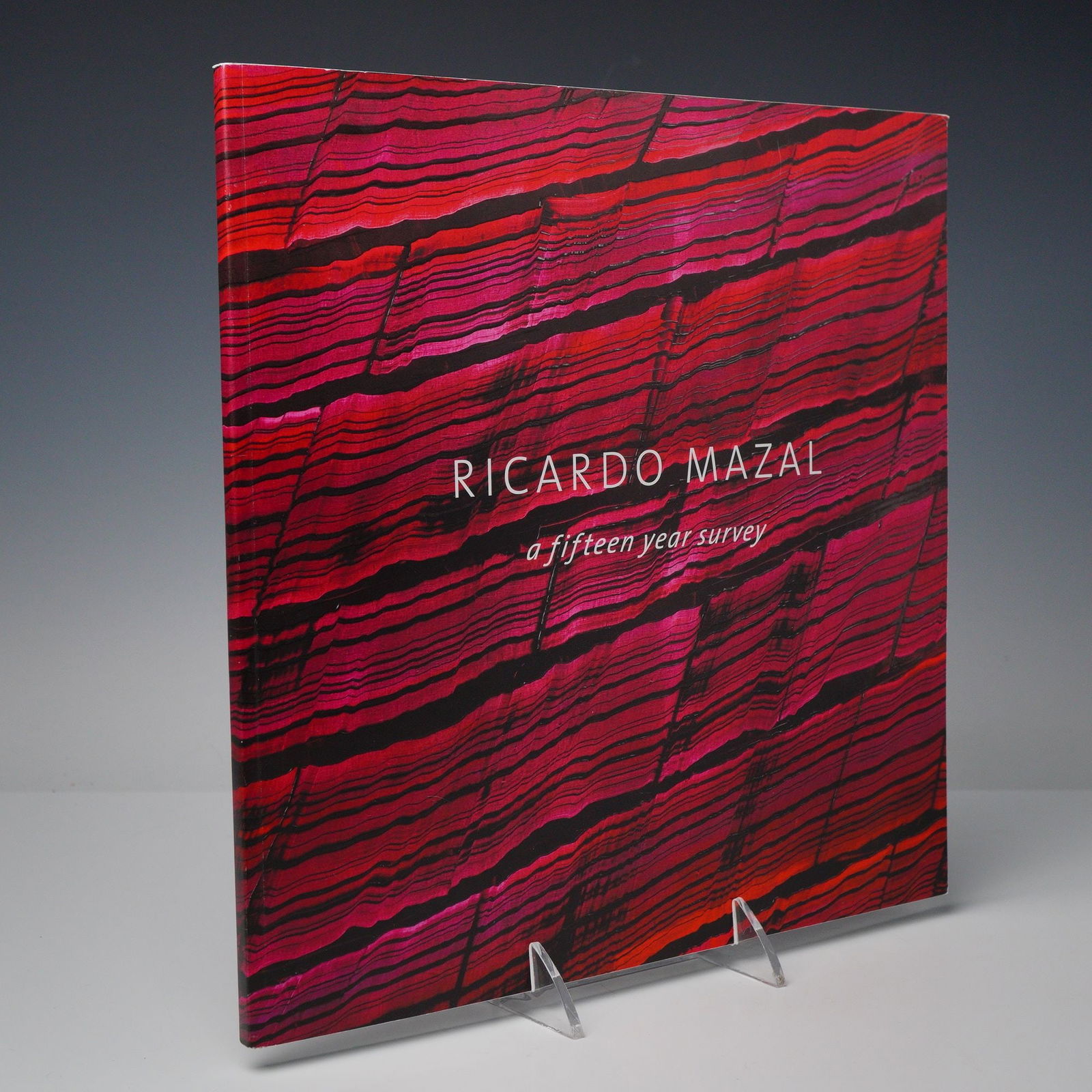 Ricardo Mazal: A Fifteen Year Survey, Center for Contemporary Arts 2005: Ricardo Mazal (b. 1950). Ricardo Mazal: A Fifteen Year Survey. Santa Fe, New Mexico: Center for Contemporary Arts, 2005. First Edition, First Printing. Large square format softcover (wrappers). Approx