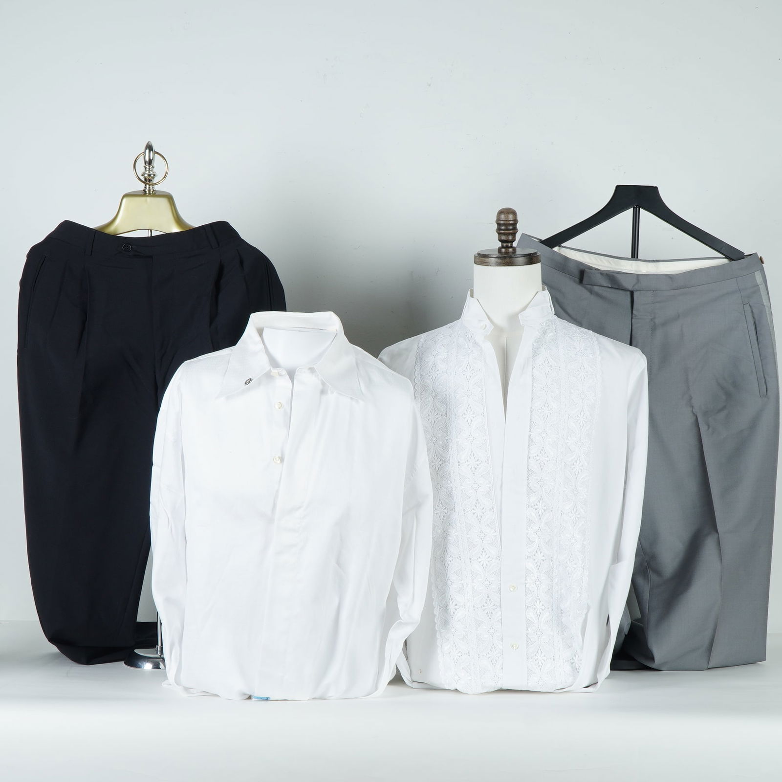 4pc Ross Graison, Bracci, and Kenzo Homme Pants & Shirts (1 of 5)